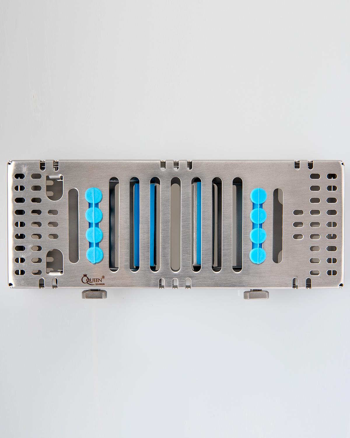 Silikon Tutamaçlı Sterilizasyon Kaseti 9cm/20cm/4cm 8 Aletlik