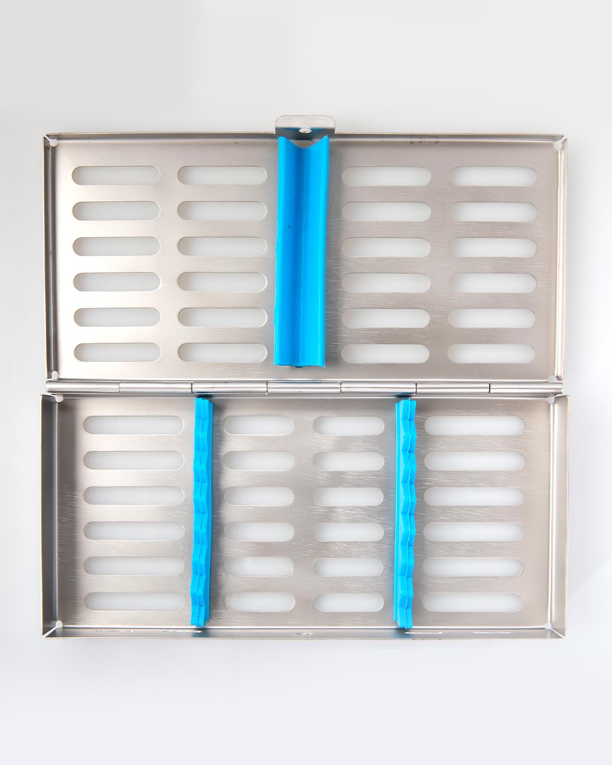 Silikon Tutamaçlı Sterilizasyon Kaseti 7 Aletlik