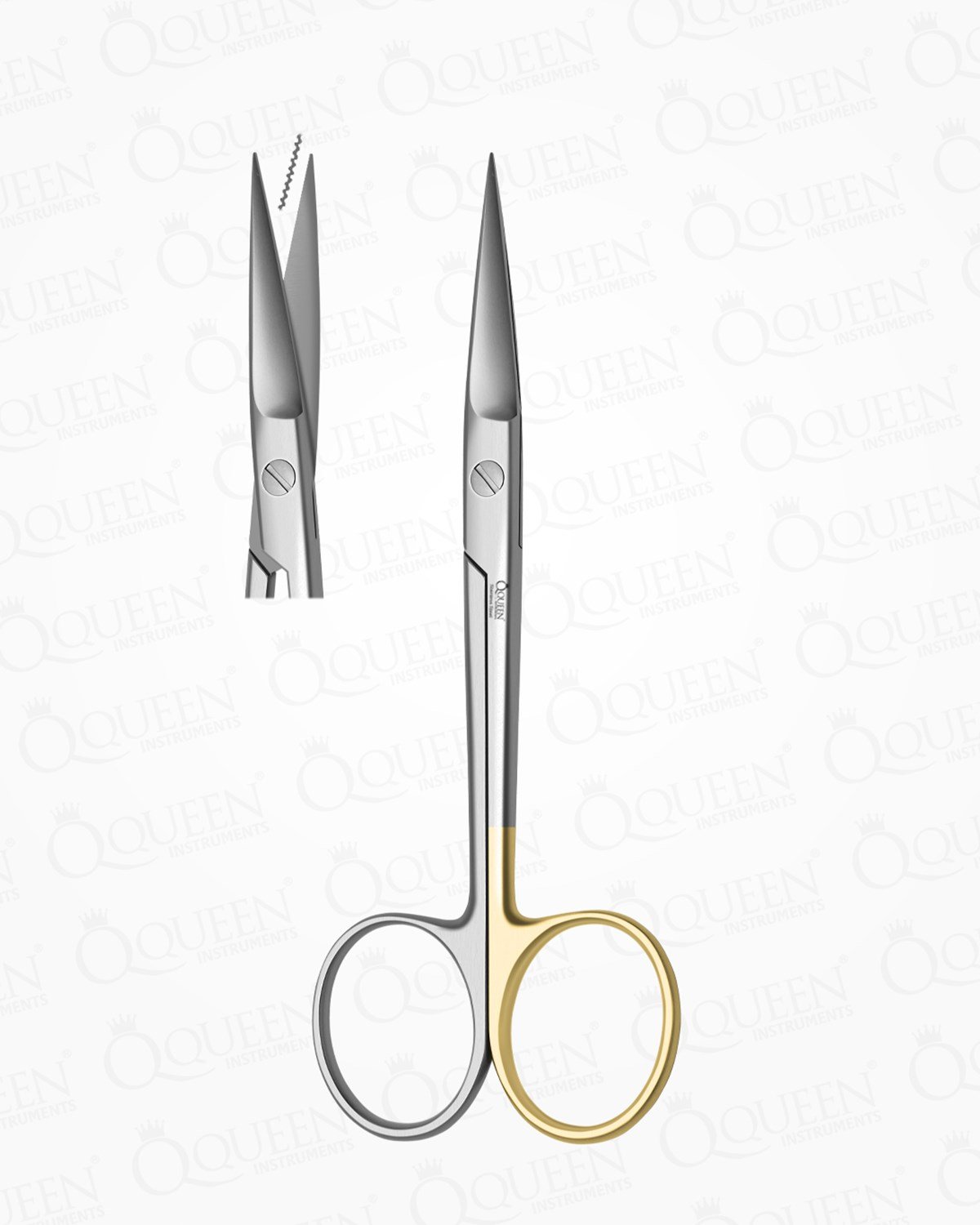 Super Cut (Tırtıklı) Düz Cerrahi Makas Iris 11,5cm