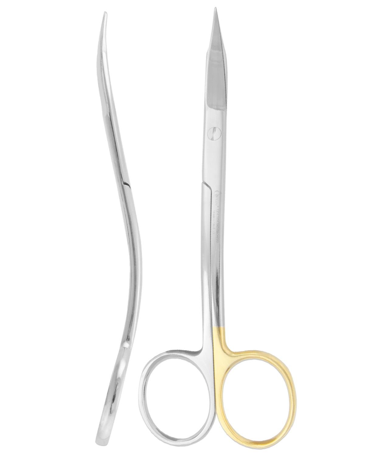 Super Cut (Tırtıklı) S Eğri Cerrahi Makas Goldmann-Fox 13cm