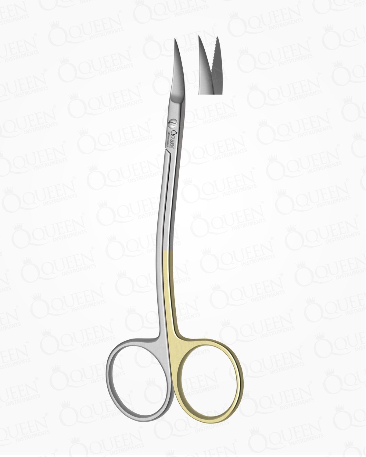 Super Cut (Tırtıklı) S Eğri Cerrahi Makas La Grange 11,5cm