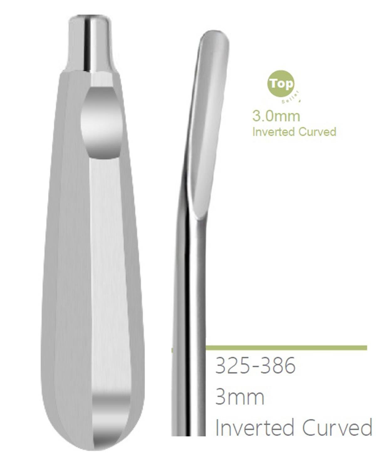 Ters Eğri Lüxatör Elevatör Lüxatör 3mm 16cm