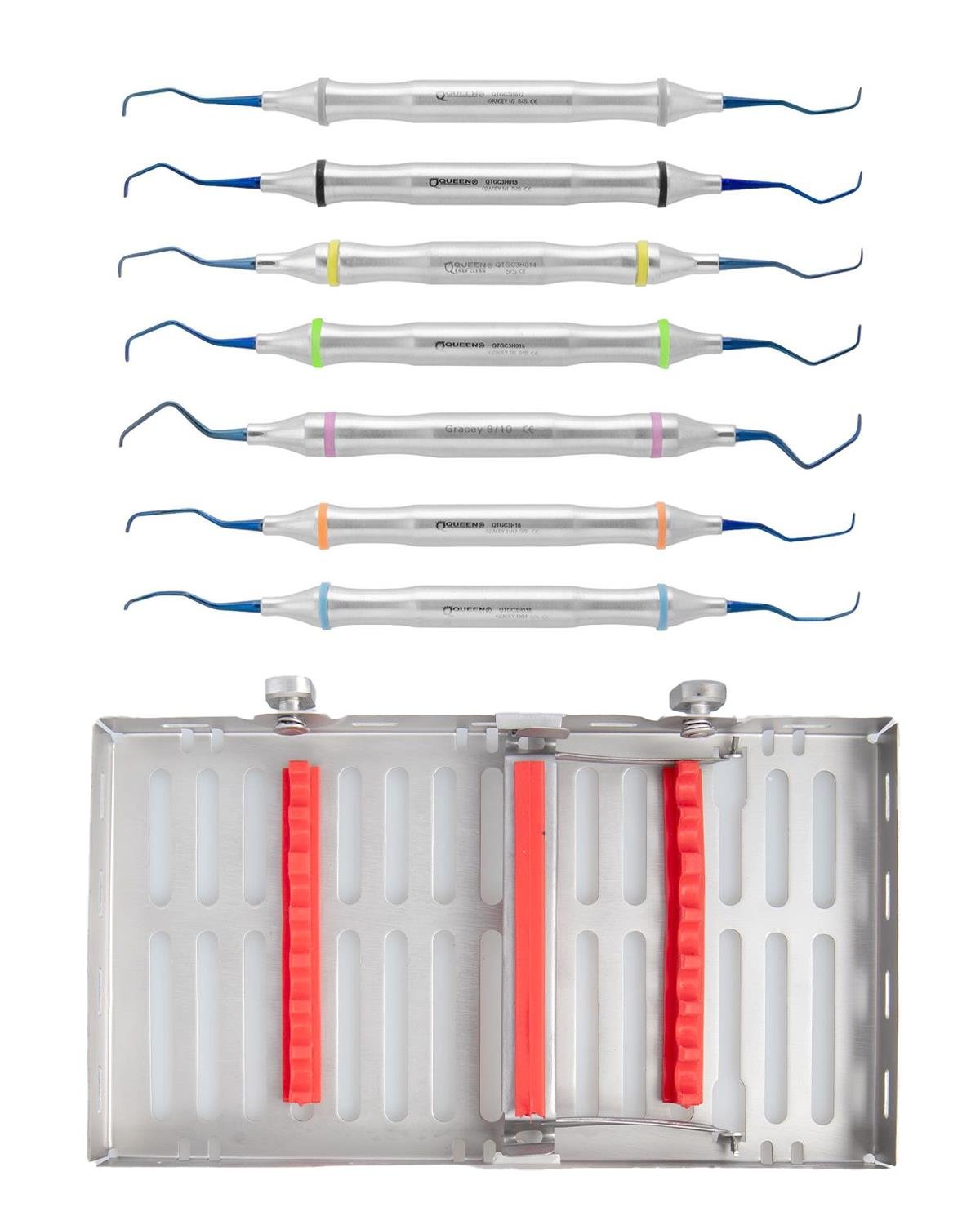 Titanyum Kaplama Küret 17cm 7 Parça/Kaset