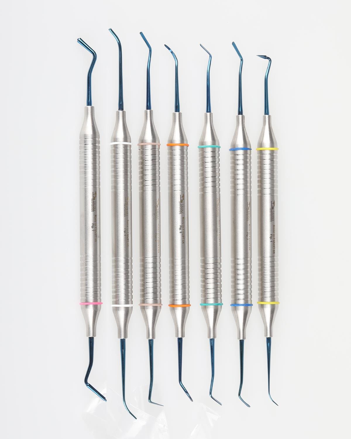 Titanyum Kompozit Aleti Seti 7.5cm/5.5cm 7 Ad./Pkt