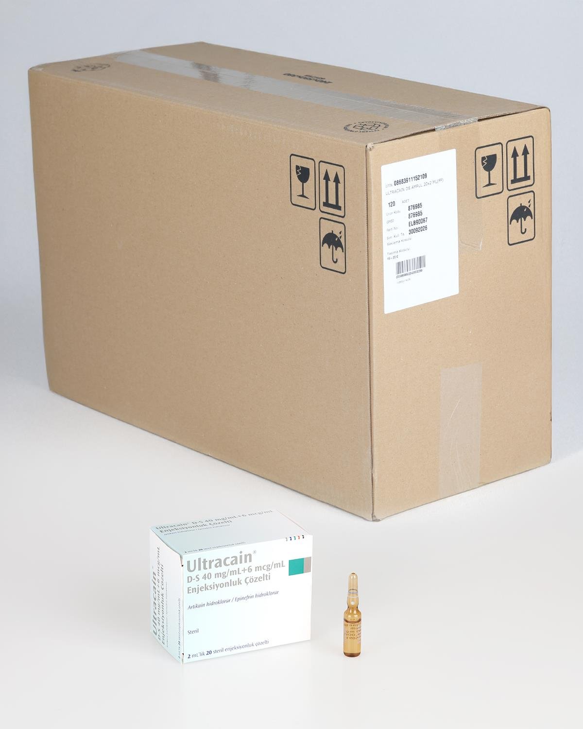 Ultracain  Aspirasyonlu Şırınga Seti - DS120