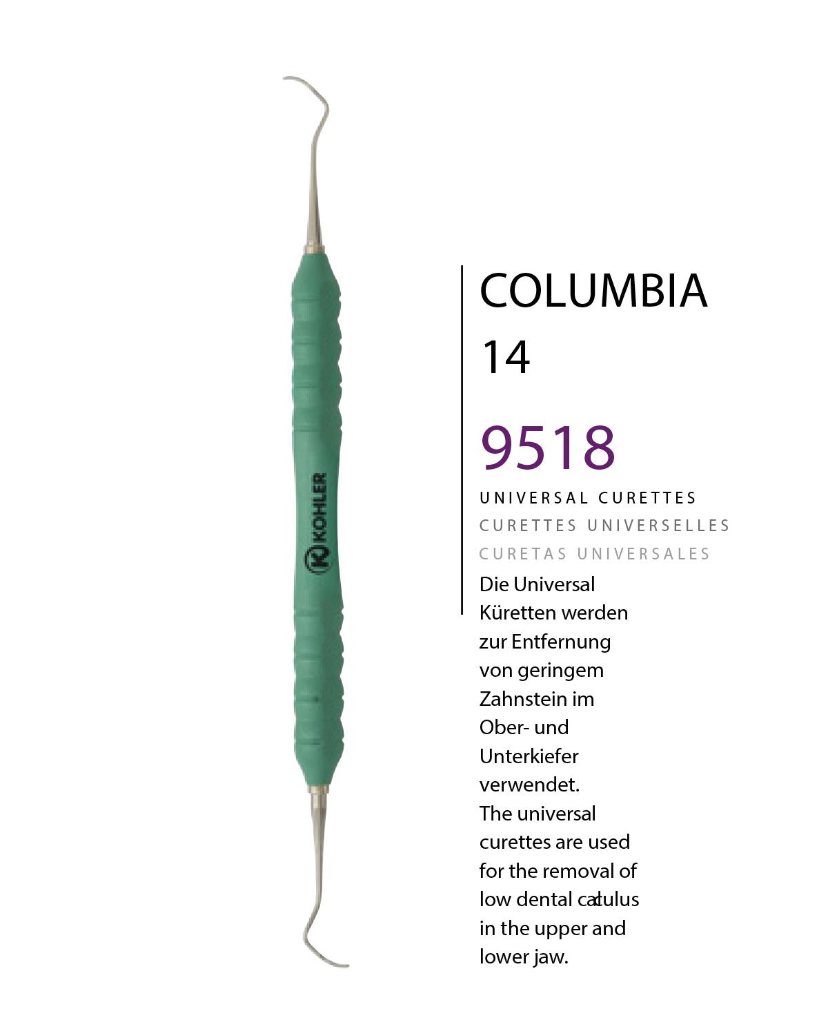 Üniversal Küret COLUMBIA 14