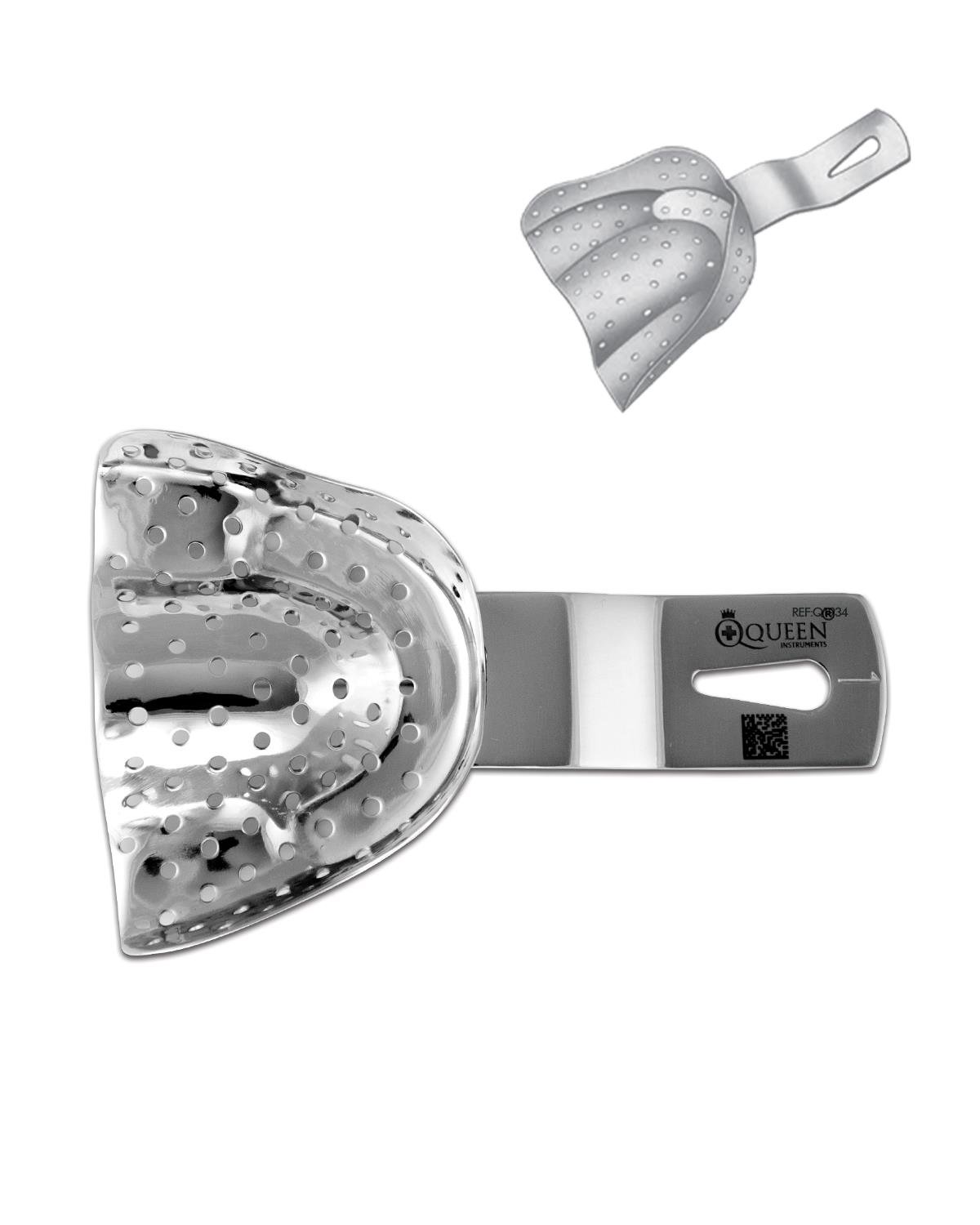 Üst Ön Dişli, Arka Dişsiz (Kenedy) Ölçü Kaşiğı fig. 2 10cm