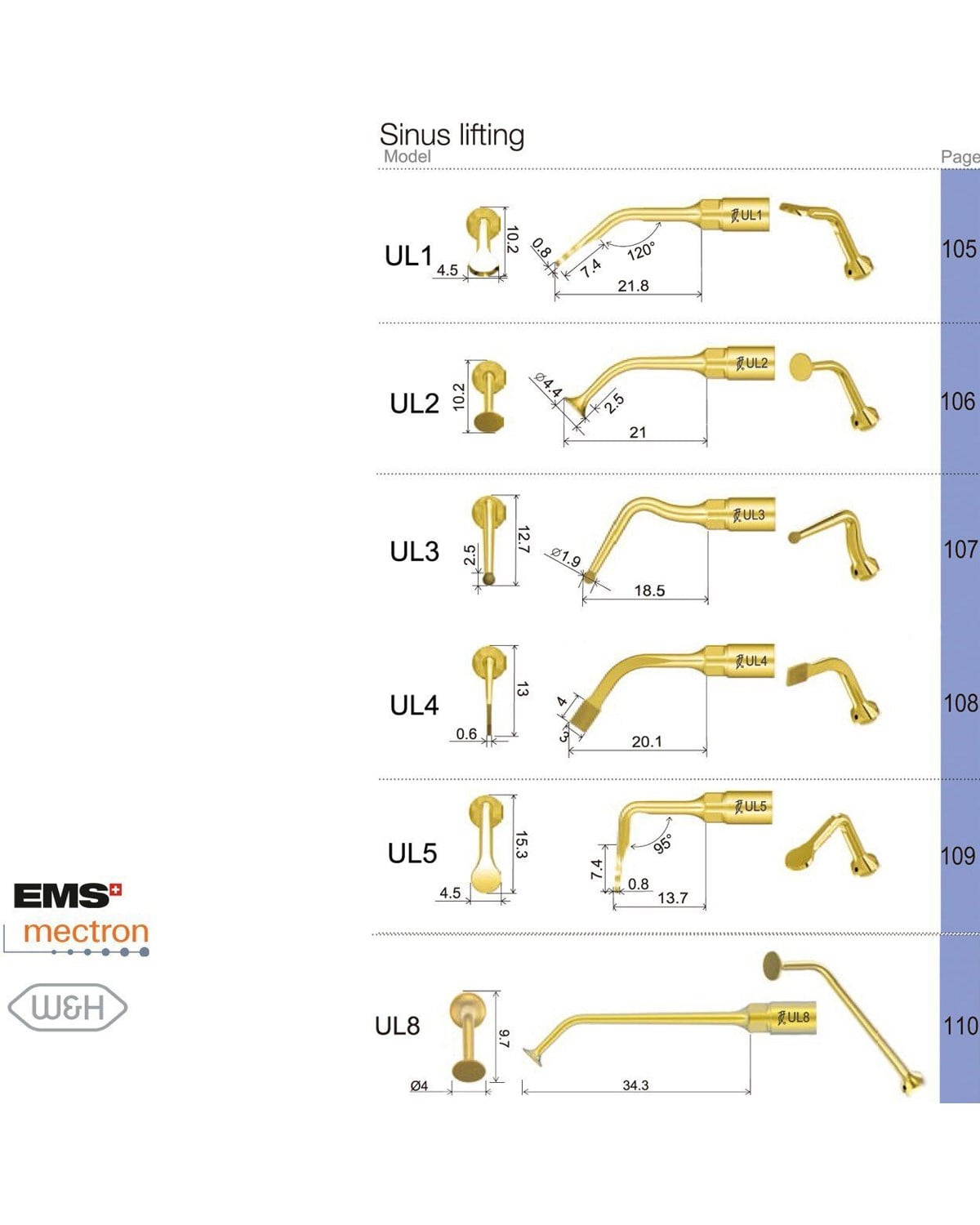 Woodpecker UL2 Piezzo Surgery - Sinüs Lifting Ucu