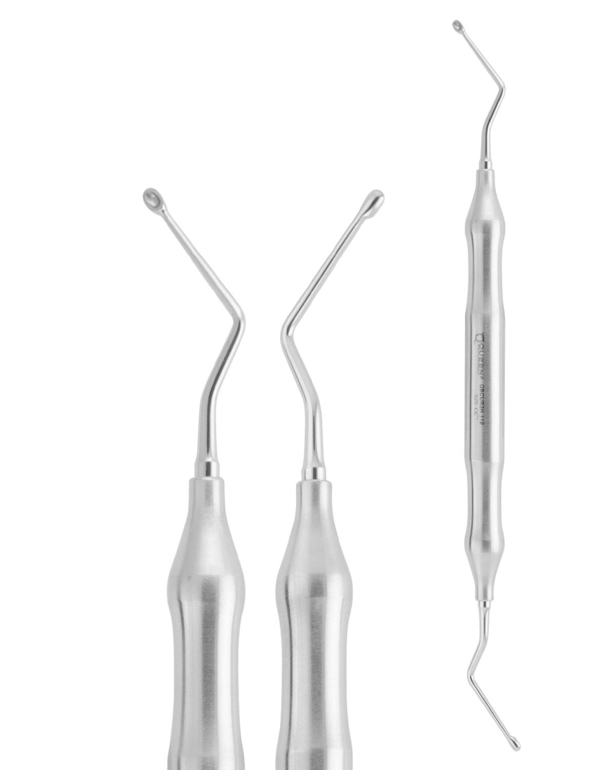 Z Açılı, Kaşık Cerrahi Küret HEMINGWAY 1R/1L 18cm