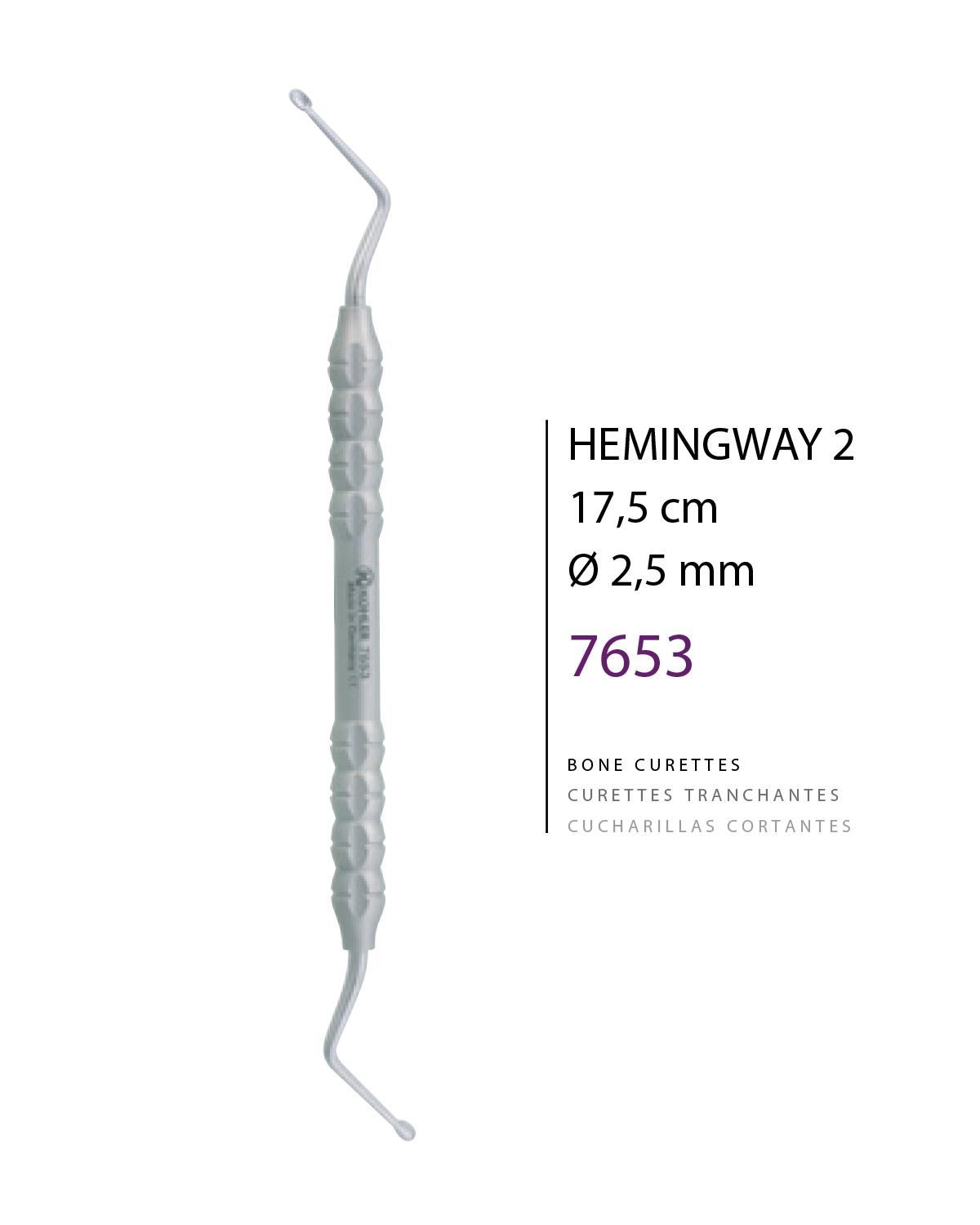 Z Açılı, Kaşık Cerrahi Küret HEMINGWAY fig. 2