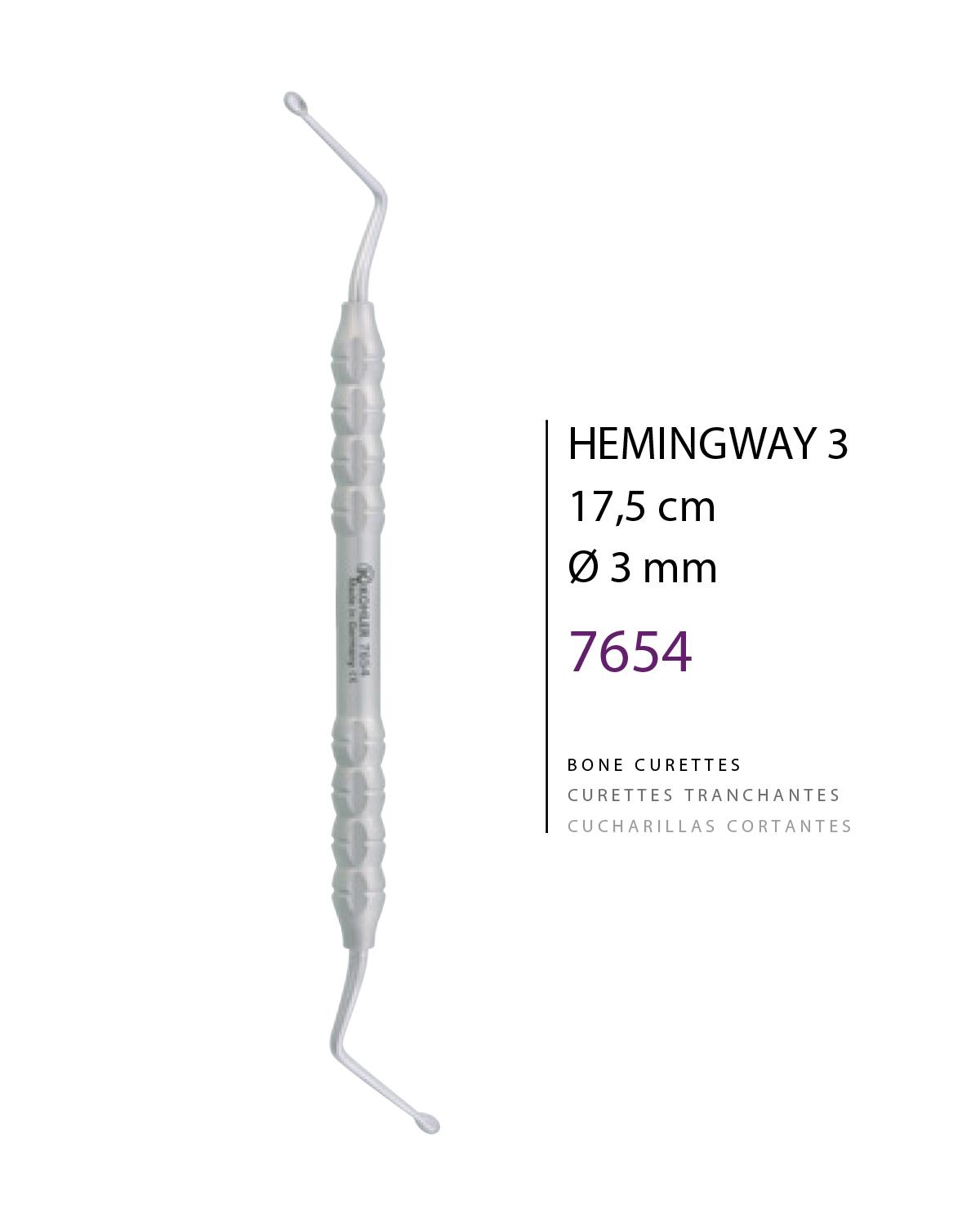 Z Açılı, Kaşık Cerrahi Küret HEMINGWAY fig. 3