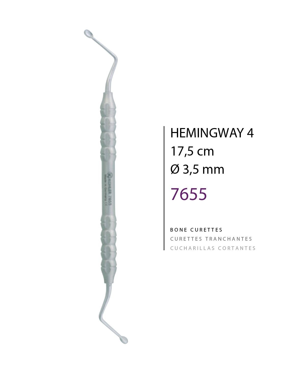 Z Açılı, Kaşık Cerrahi Küret HEMINGWAY fig. 4