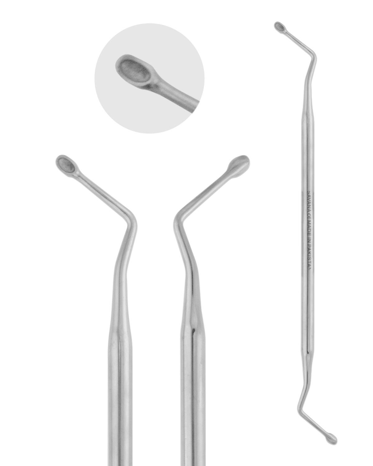 Z Açılı, Kaşık Cerrahi Küret HEMINGWAY 17,5cm