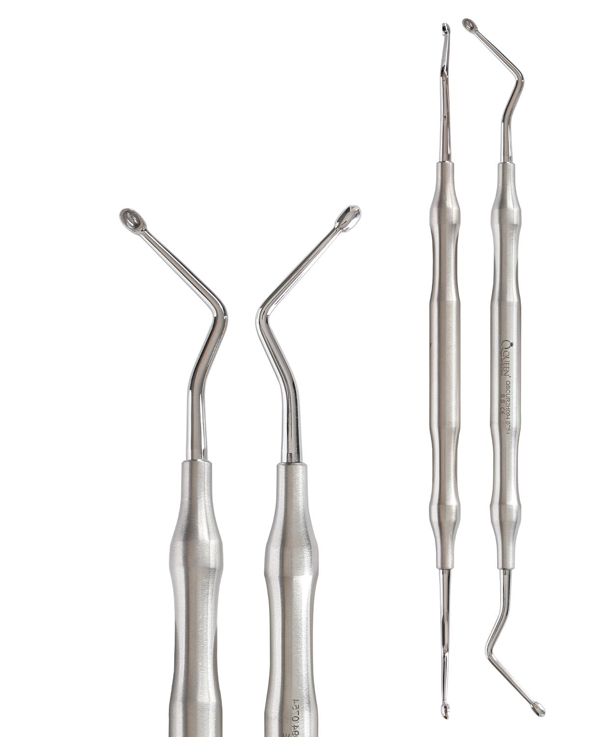 Z Açılı, Kaşık Cerrahi Küret HEMINGWAY 2R/2L 18,5cm