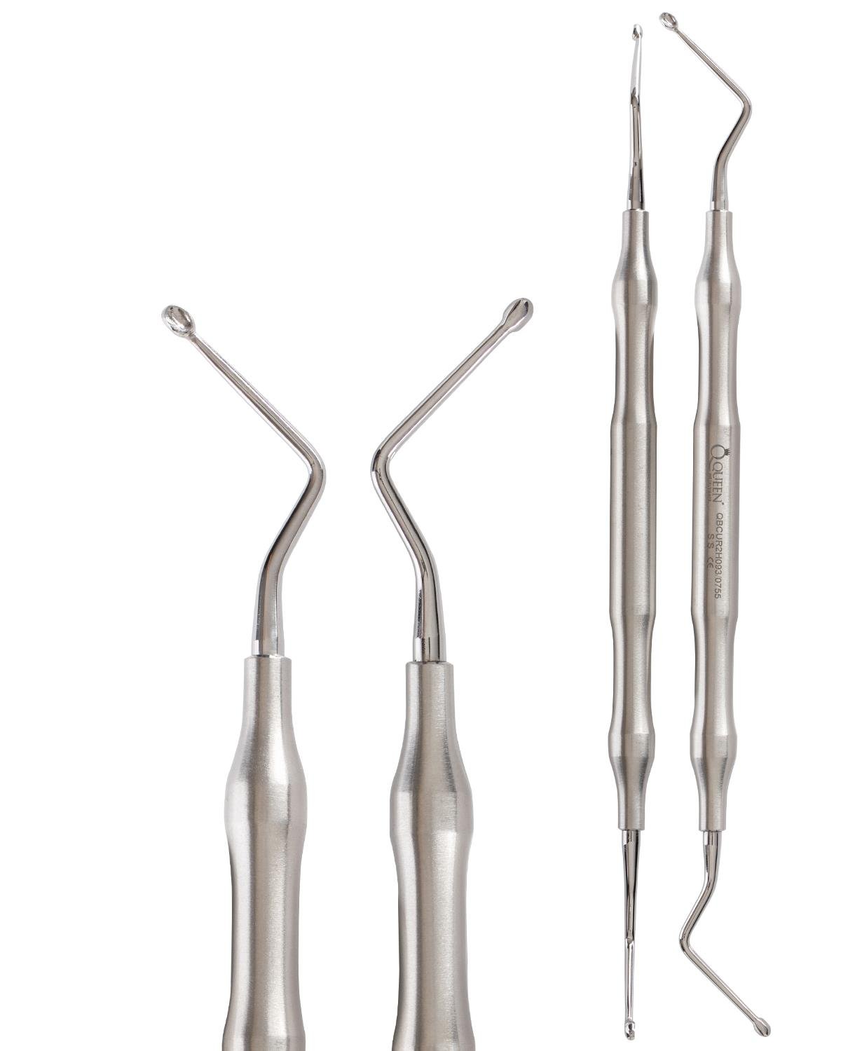 Z Açılı, Kaşık Cerrahi Küret HEMINGWAY 3R/3L 18cm