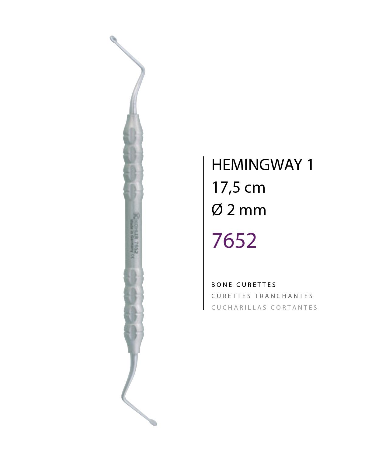 Z Açılı, Kaşık Cerrahi Küret HEMINGWAY fig. 1