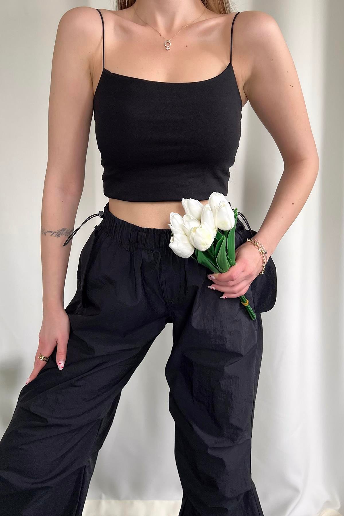 BÜSTİYER ATLET SİYAH