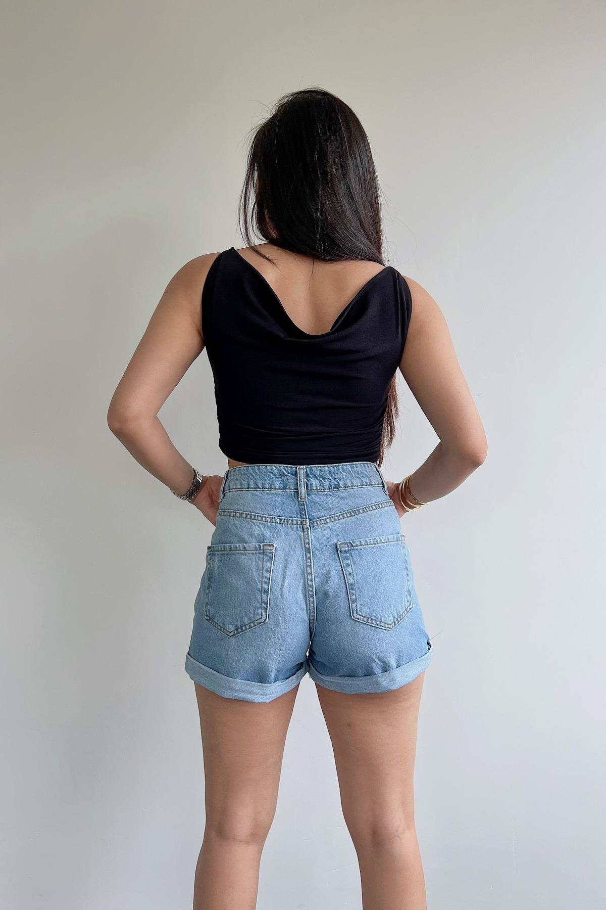 بلوزة قميص بياقة متدرجة