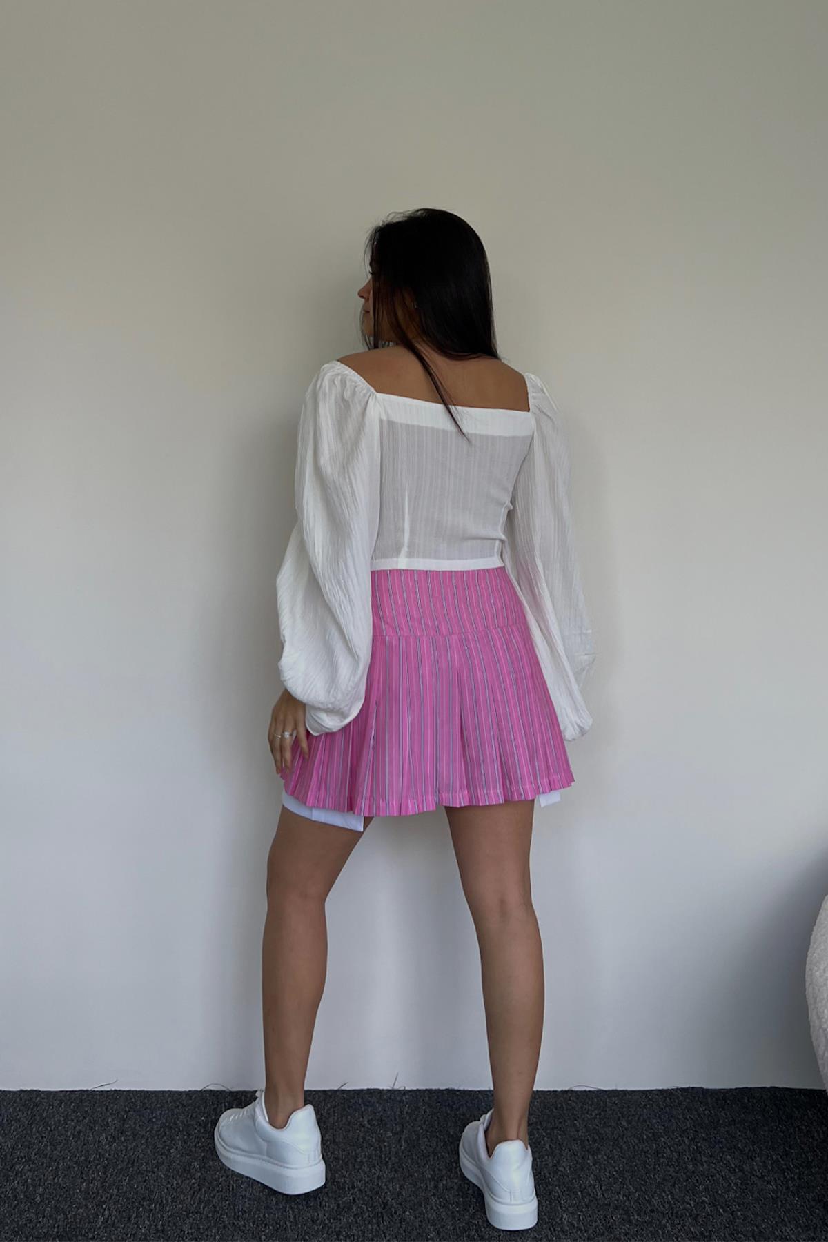 BLOUSE WITH FRONT SHIRT