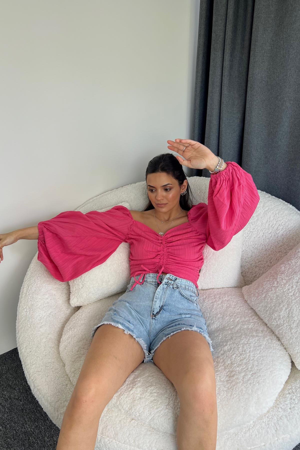 BLOUSE WITH FRONT SHIRT