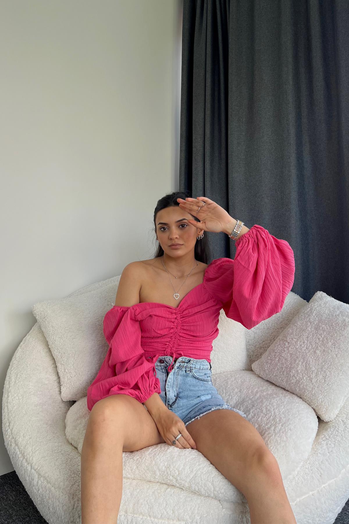 BLOUSE WITH FRONT SHIRT