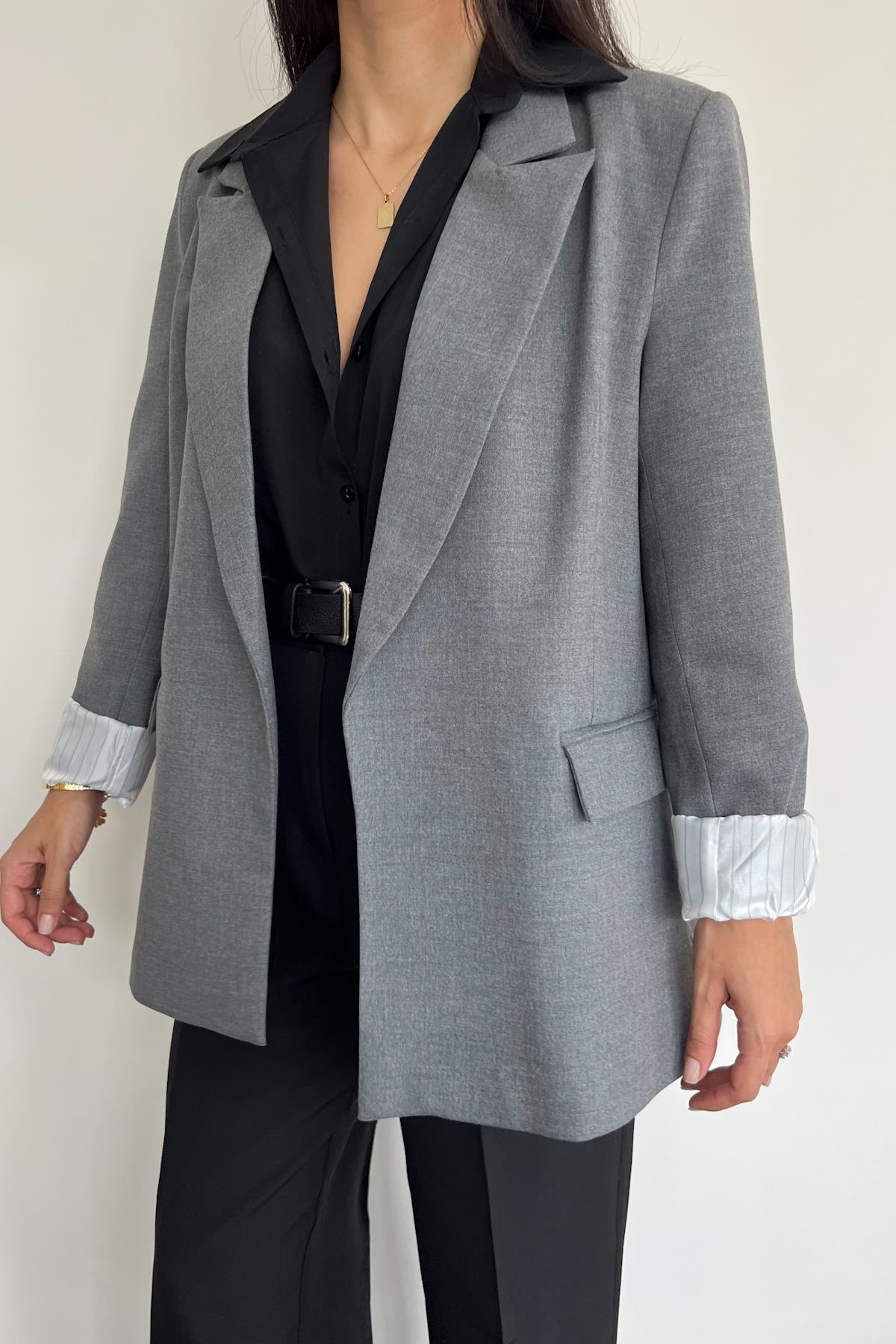 STRIPED LINING JACKET