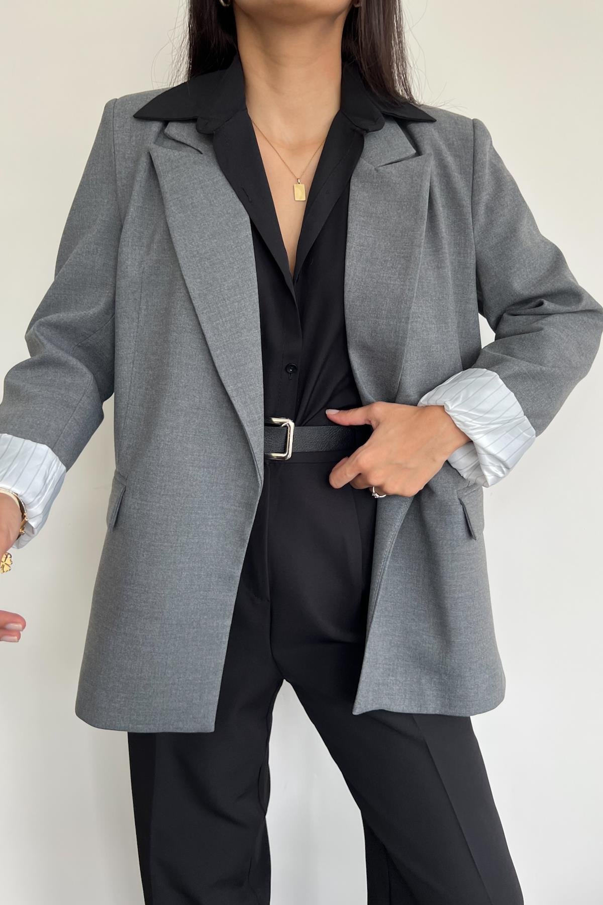 STRIPED LINING JACKET