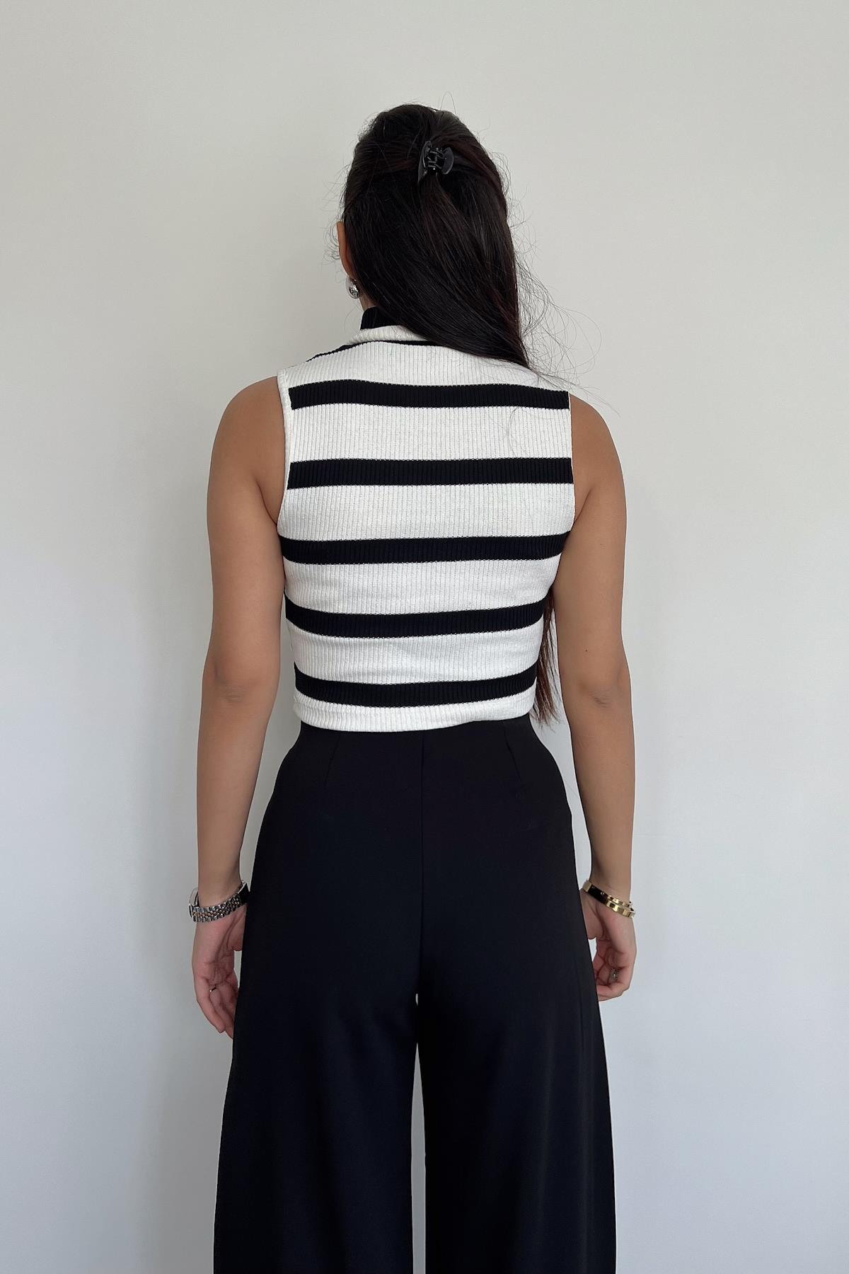 TRUE CAMOSET GESTREIFTES CROP