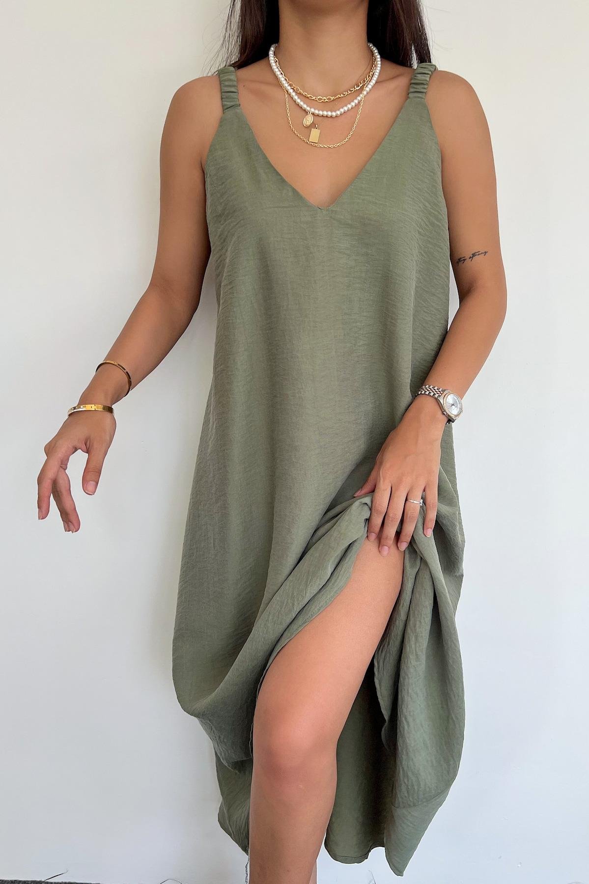 ПЛАТЬЕ ИЗ ВИСКОЗЫ НА РЕМЕШКЕ