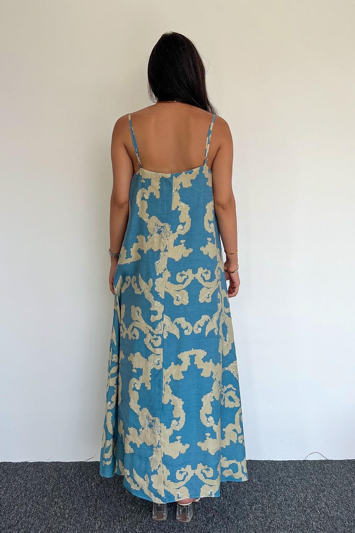 ПОДВЕСНОЕ ПЛАТЬЕ С УЗОРОМ БАТИК