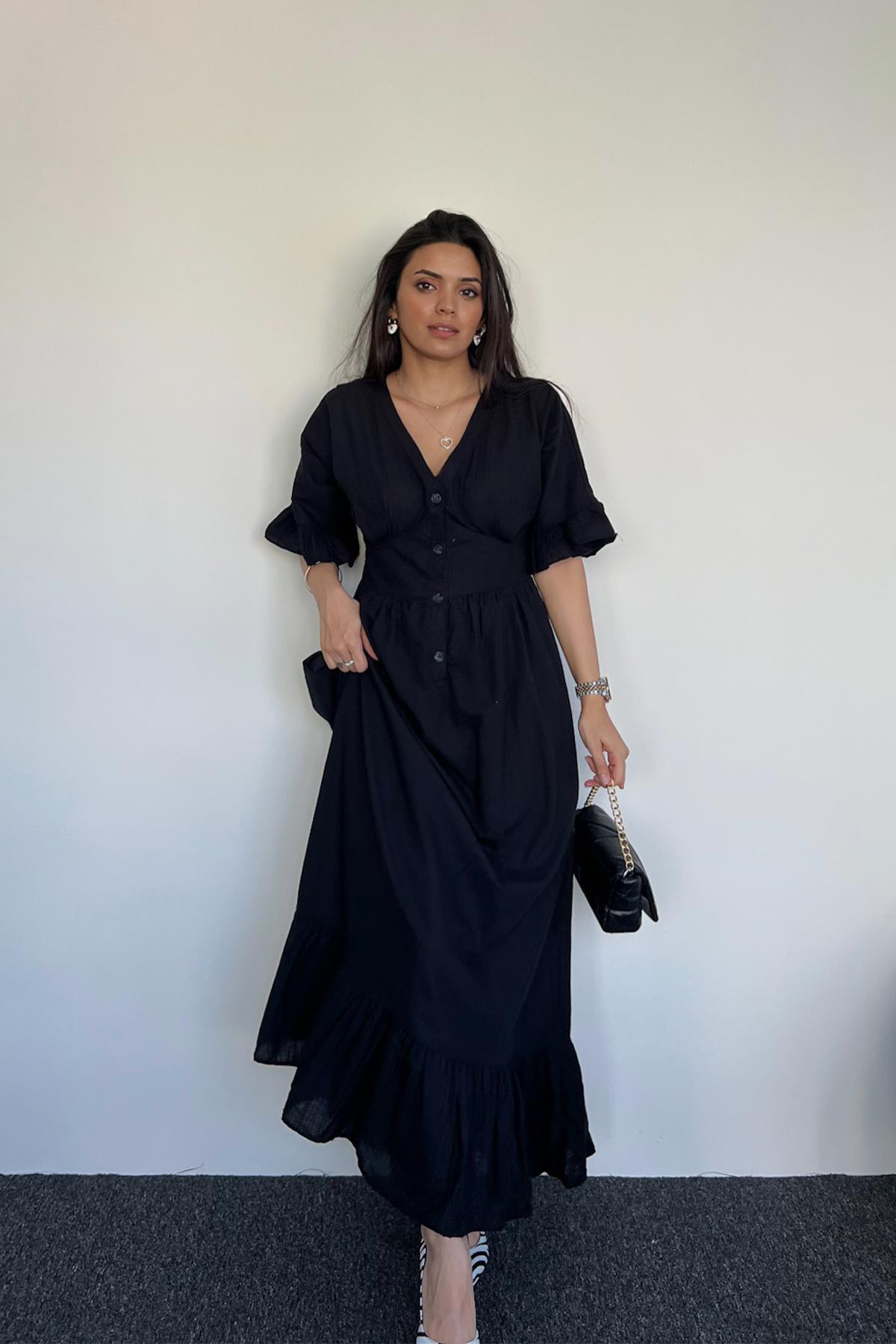 ДЛИННОЕ ПЛАТЬЕ С РУКАВАМИ