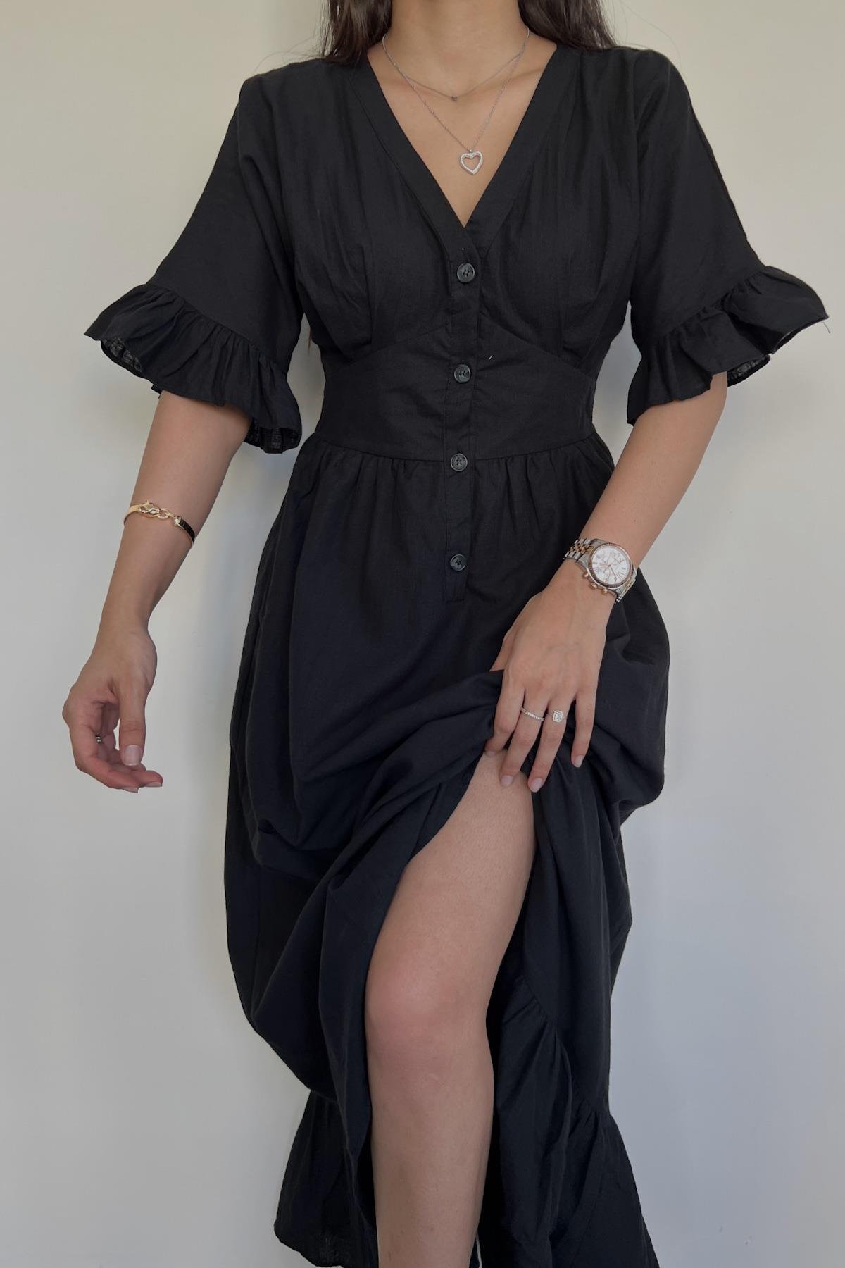 ДЛИННОЕ ПЛАТЬЕ С РУКАВАМИ