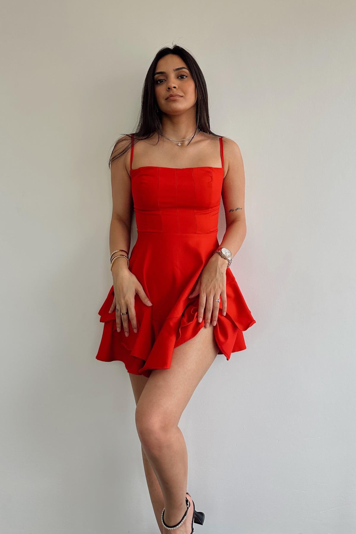 ПЛАТЬЕ LOVE ЮБКА С ОБОРКАМИ