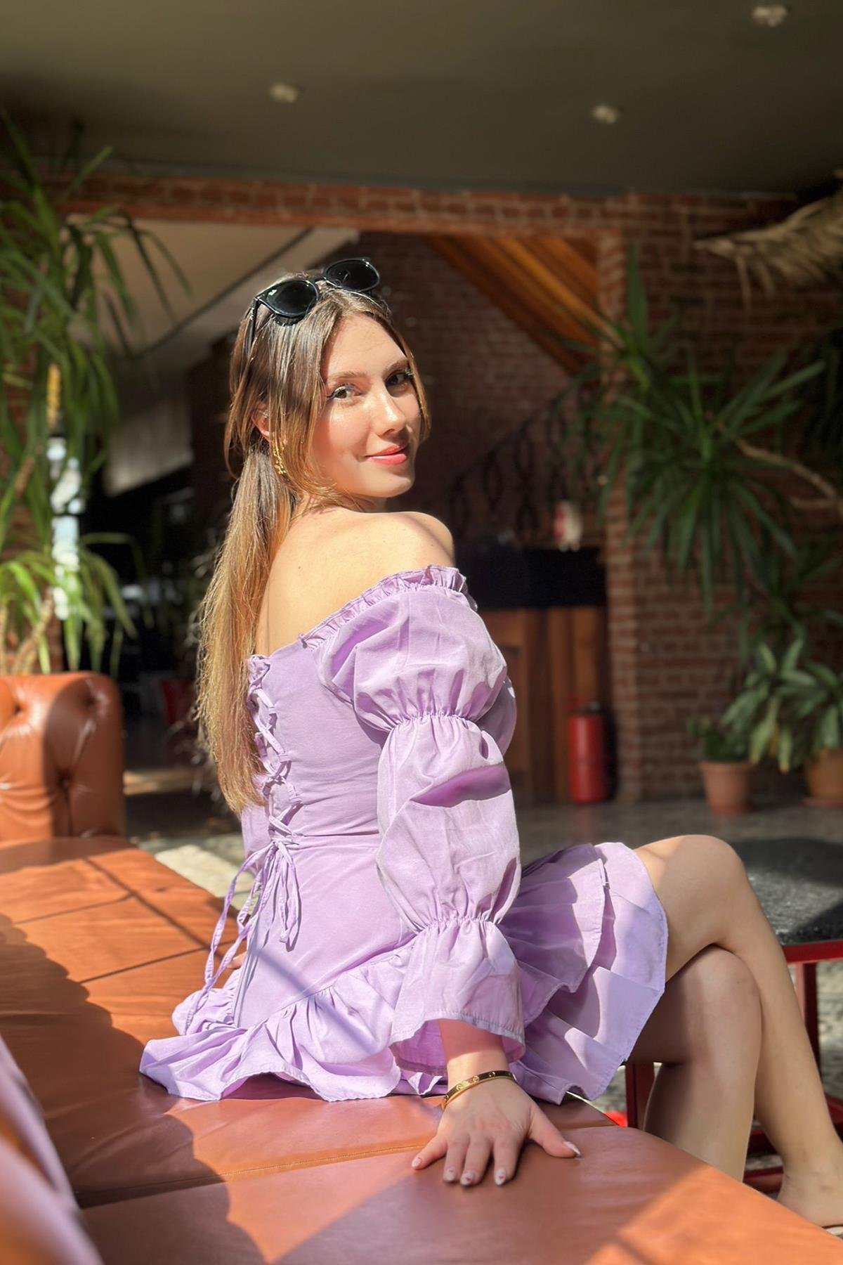 ПЛАТЬЕ MADONNA С ОБОРКАМИ