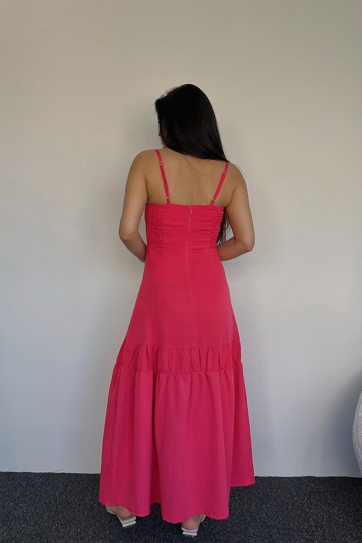 ПОДВЕСНОЕ ЛЬНЯНОЕ ПЛАТЬЕ С РУБАШКОЙ ПЕРЕДОМ