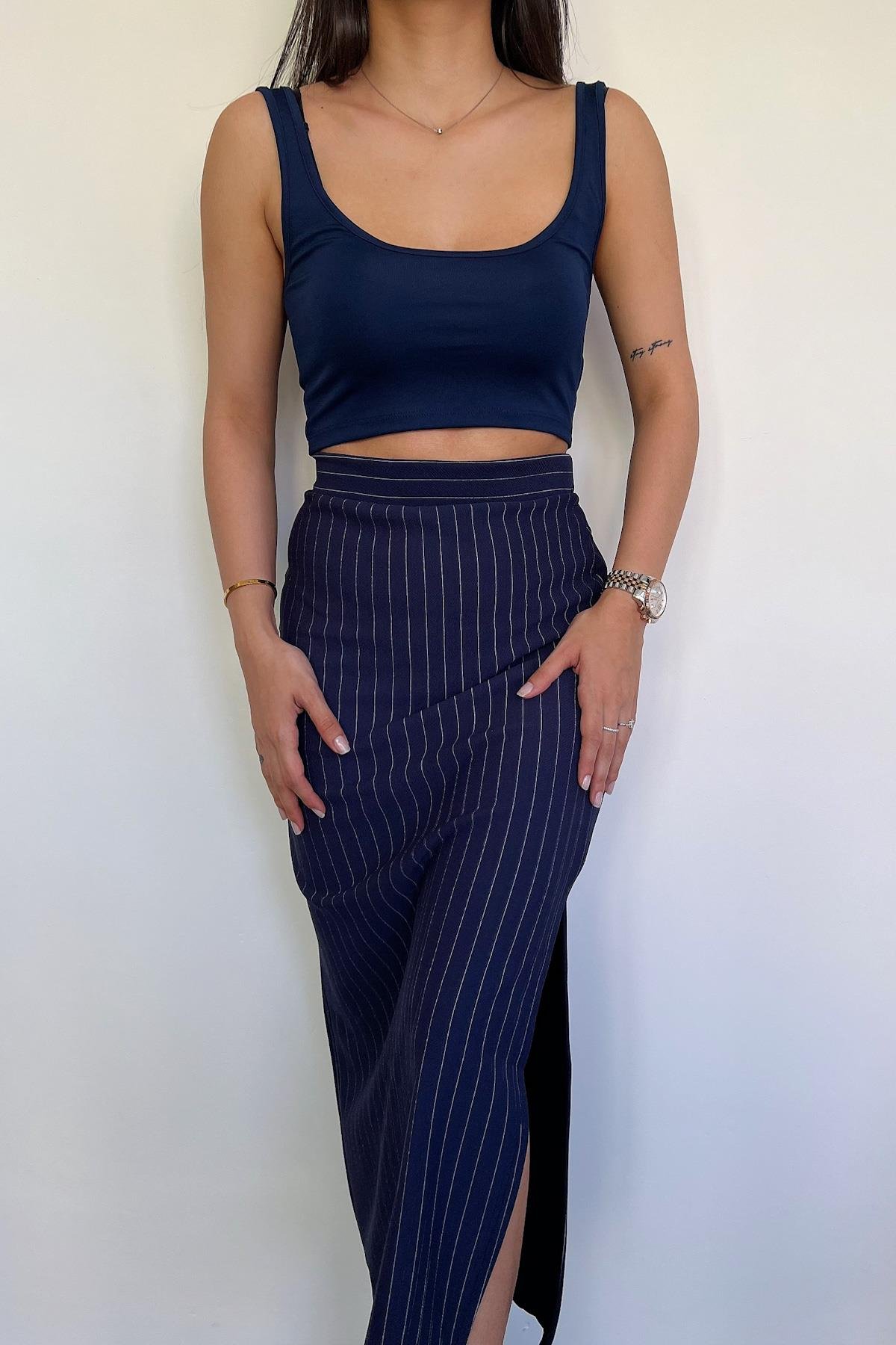 ЮБКА-КАРАНДАШ В ПОЛОСКУ