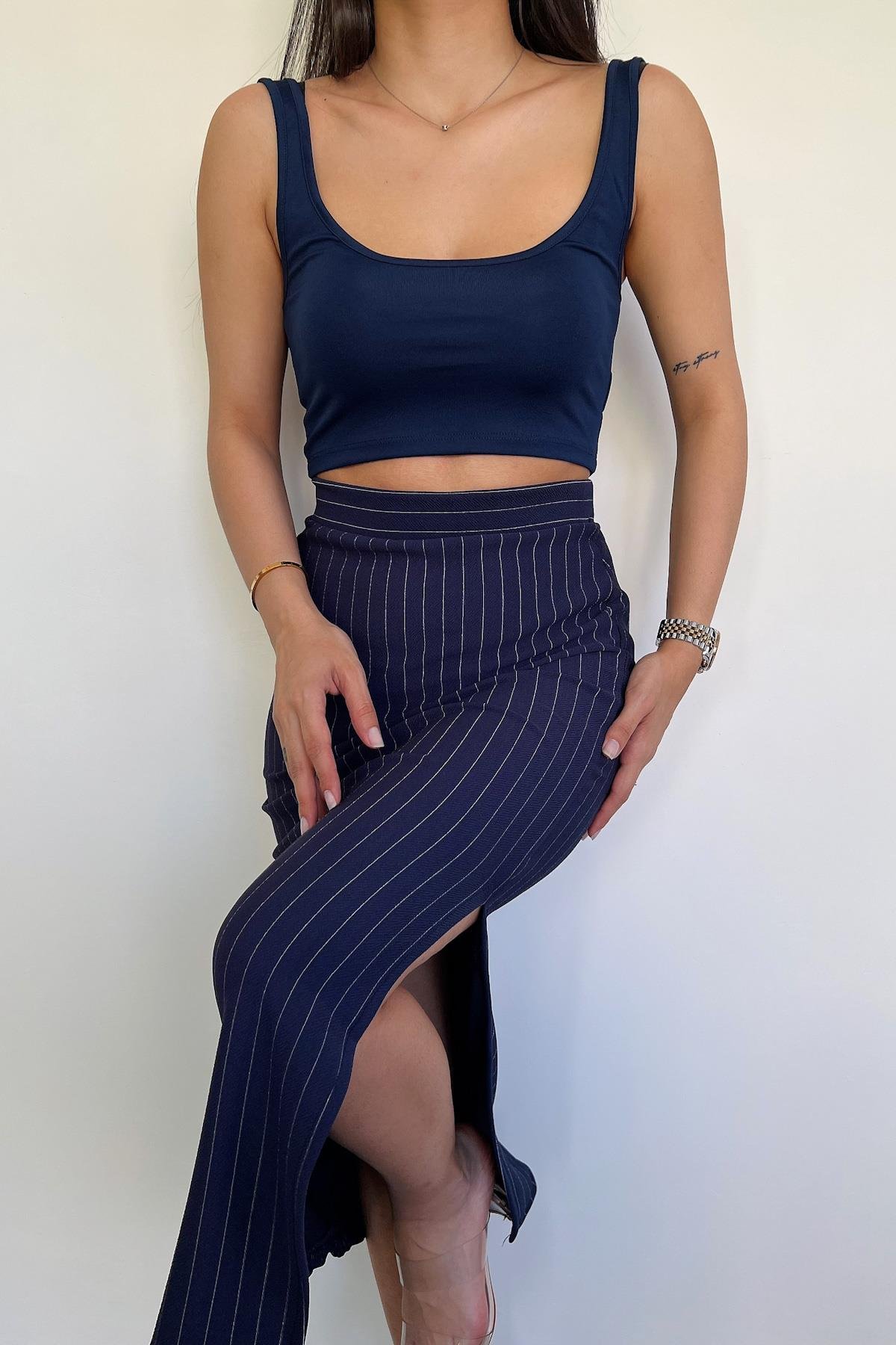 ЮБКА-КАРАНДАШ В ПОЛОСКУ