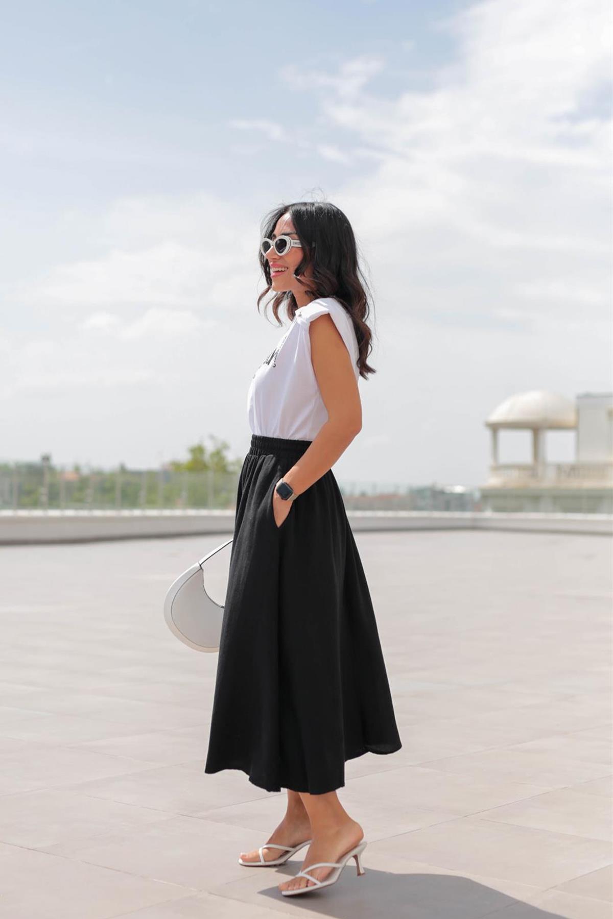 LINEN SKIRT