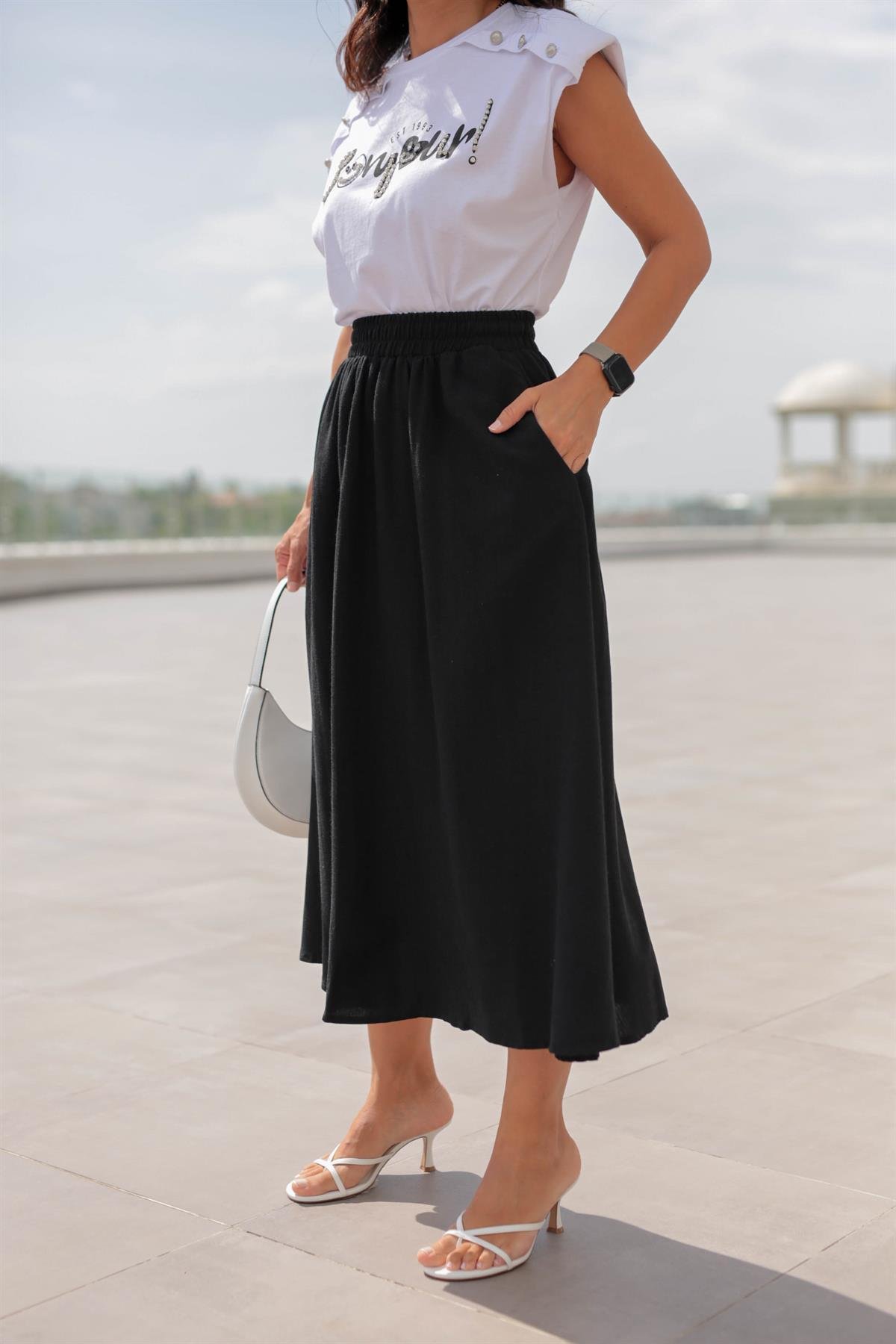 LINEN SKIRT
