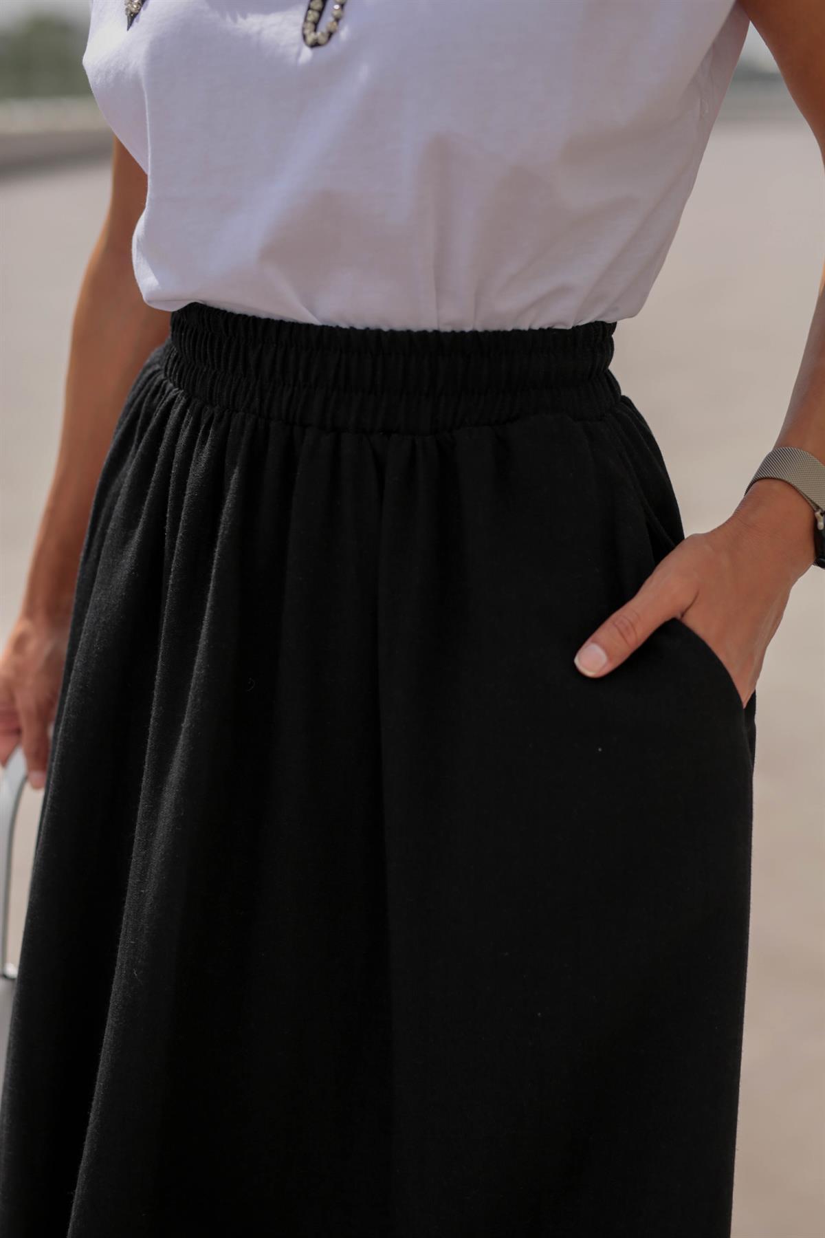 LINEN SKIRT