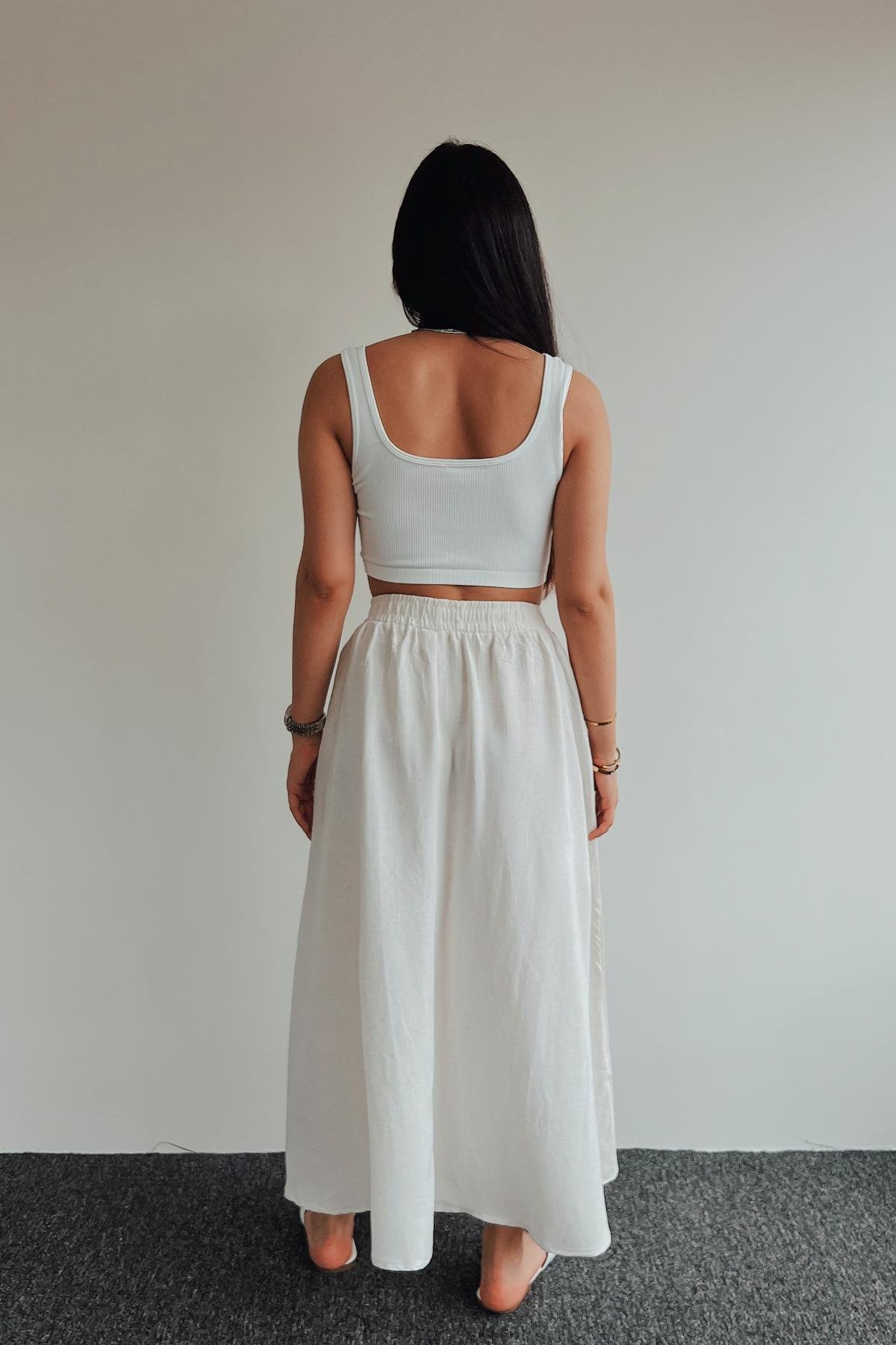 LINEN SKIRT