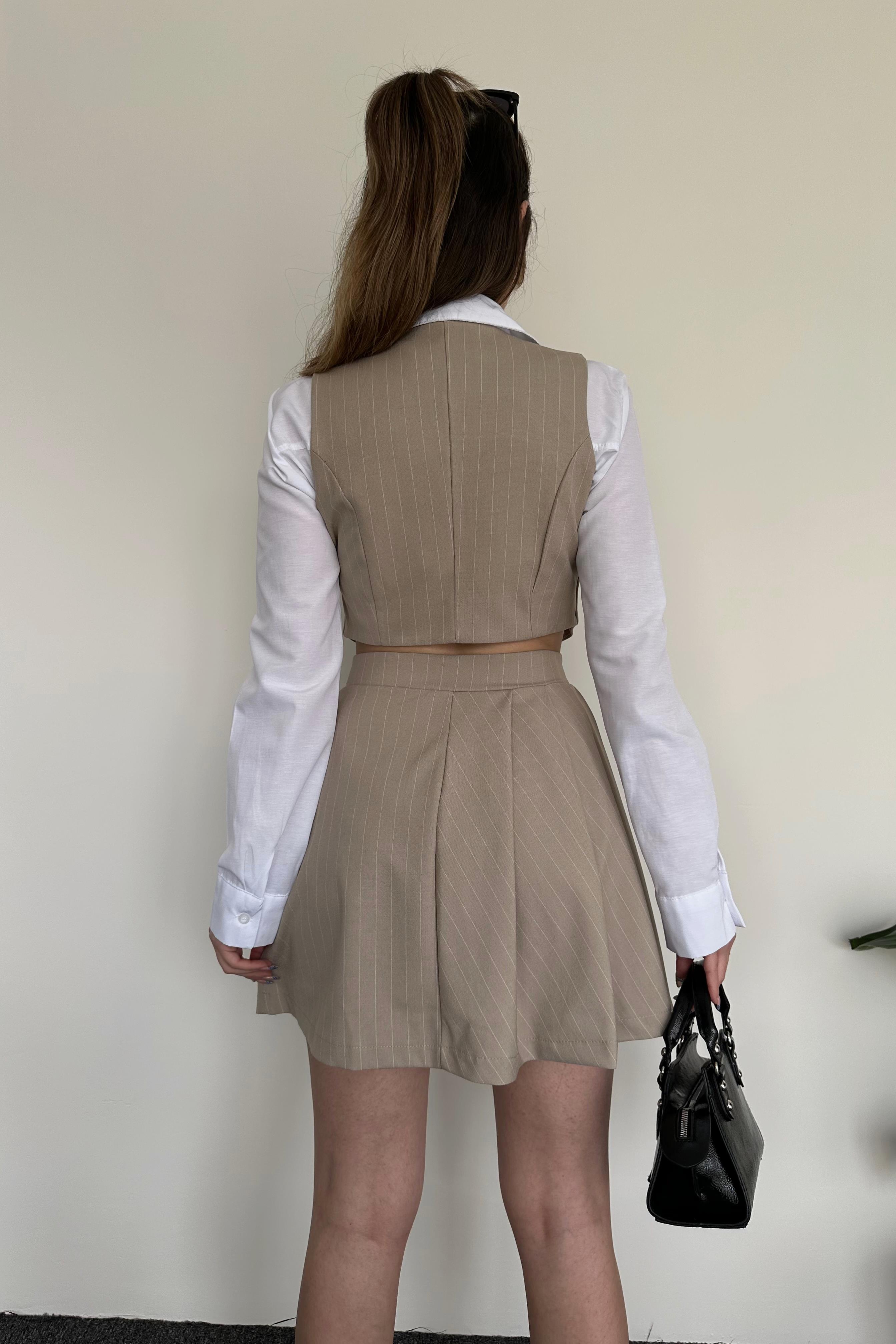 WESTE – ROCK GESTREIFTER ANZUG