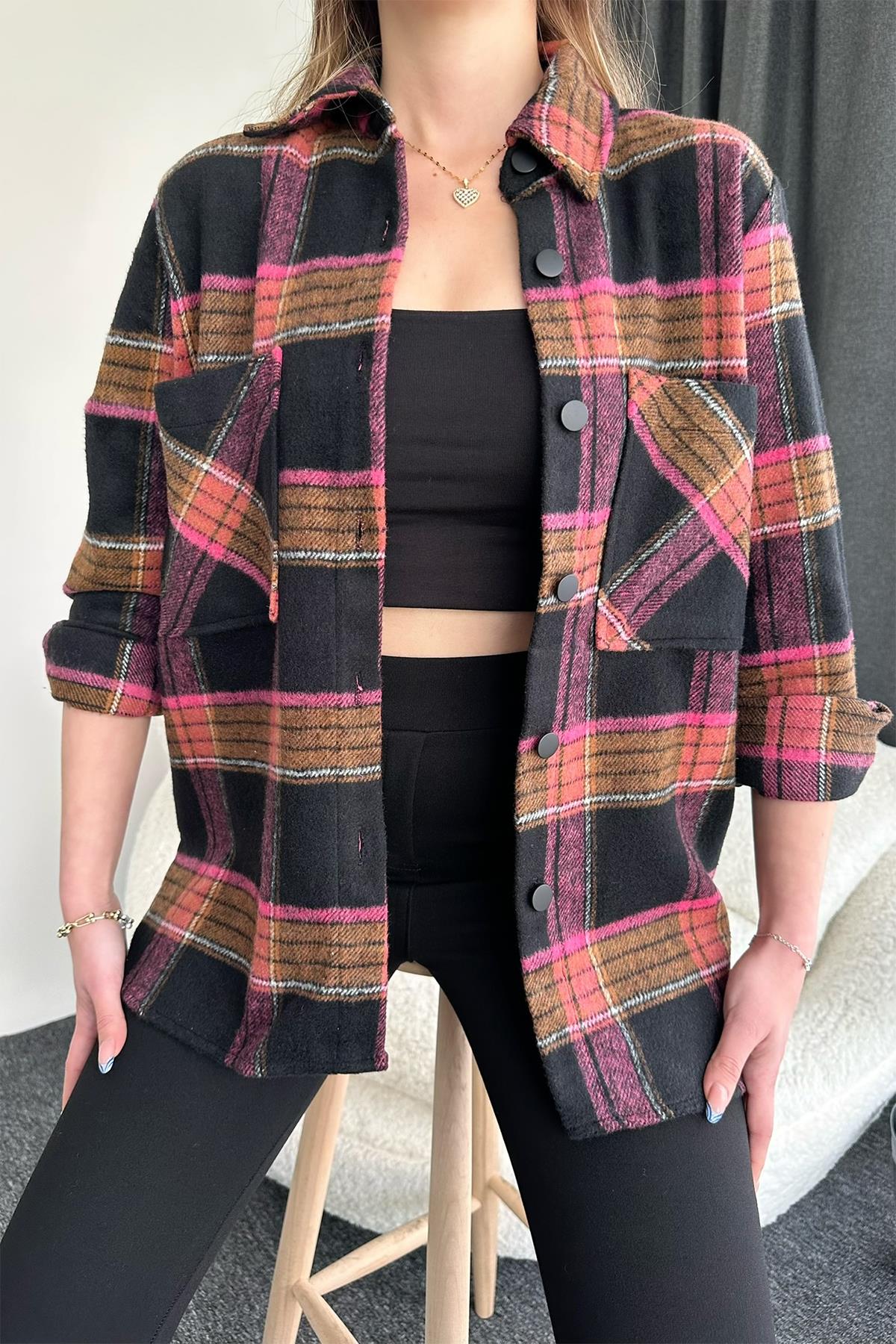 РУБАШКА В Клетку С ПРУЖИНАМИ