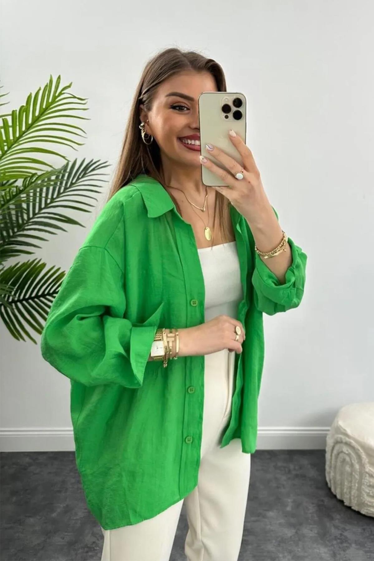 РУБАШКА ОВЕРСАЙЗ С НИЗКИМИ ПЛЕЧАМИ