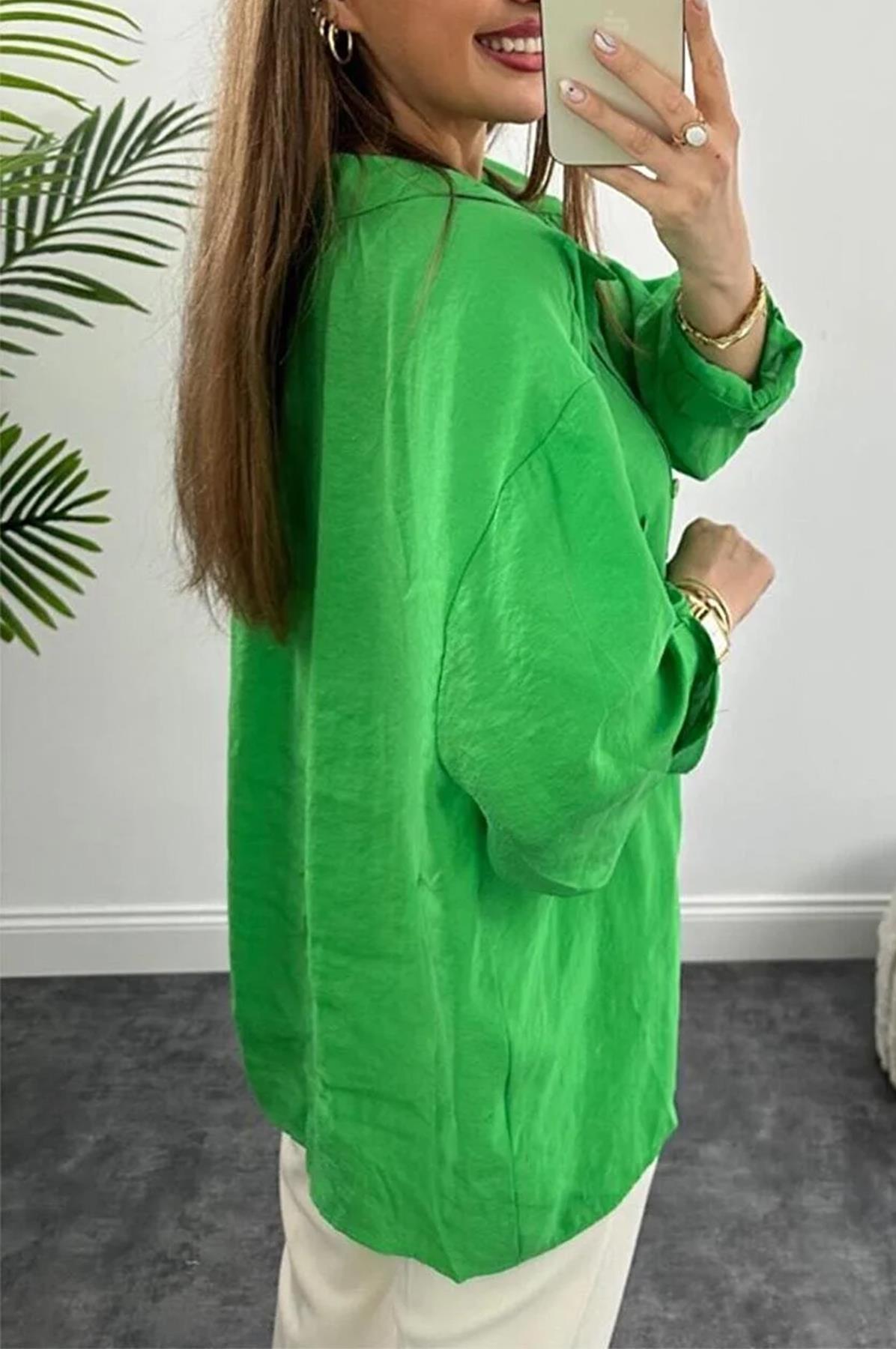 РУБАШКА ОВЕРСАЙЗ С НИЗКИМИ ПЛЕЧАМИ