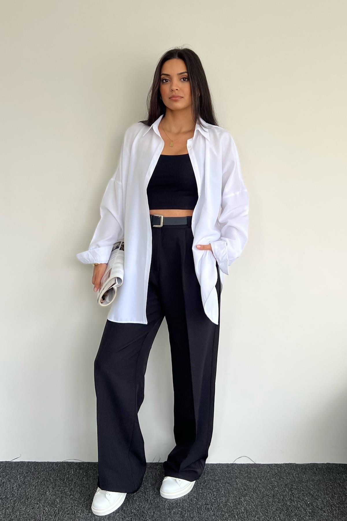 ДЛИННАЯ РУБАШКА ОВЕРСАЙЗ