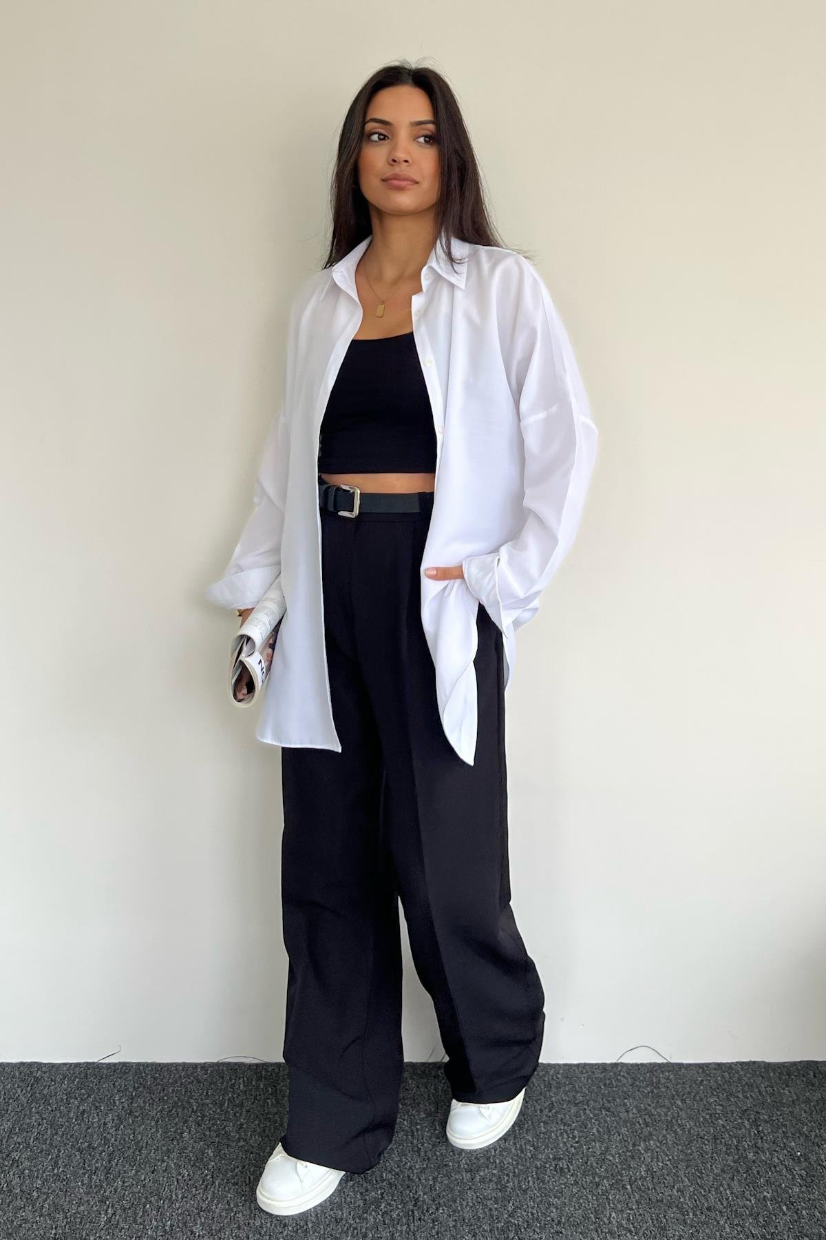 ДЛИННАЯ РУБАШКА ОВЕРСАЙЗ