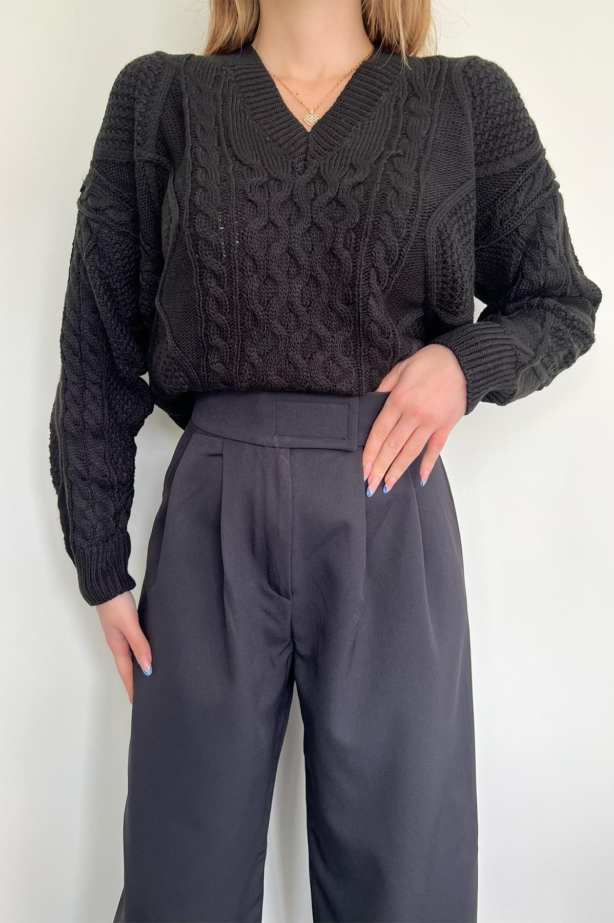 سترة بنمط محبوك