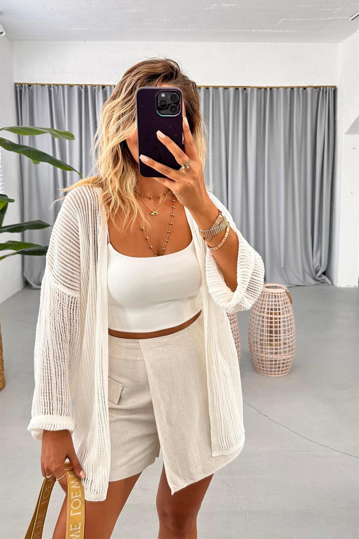 DELİKLİ STRICKKIMONO