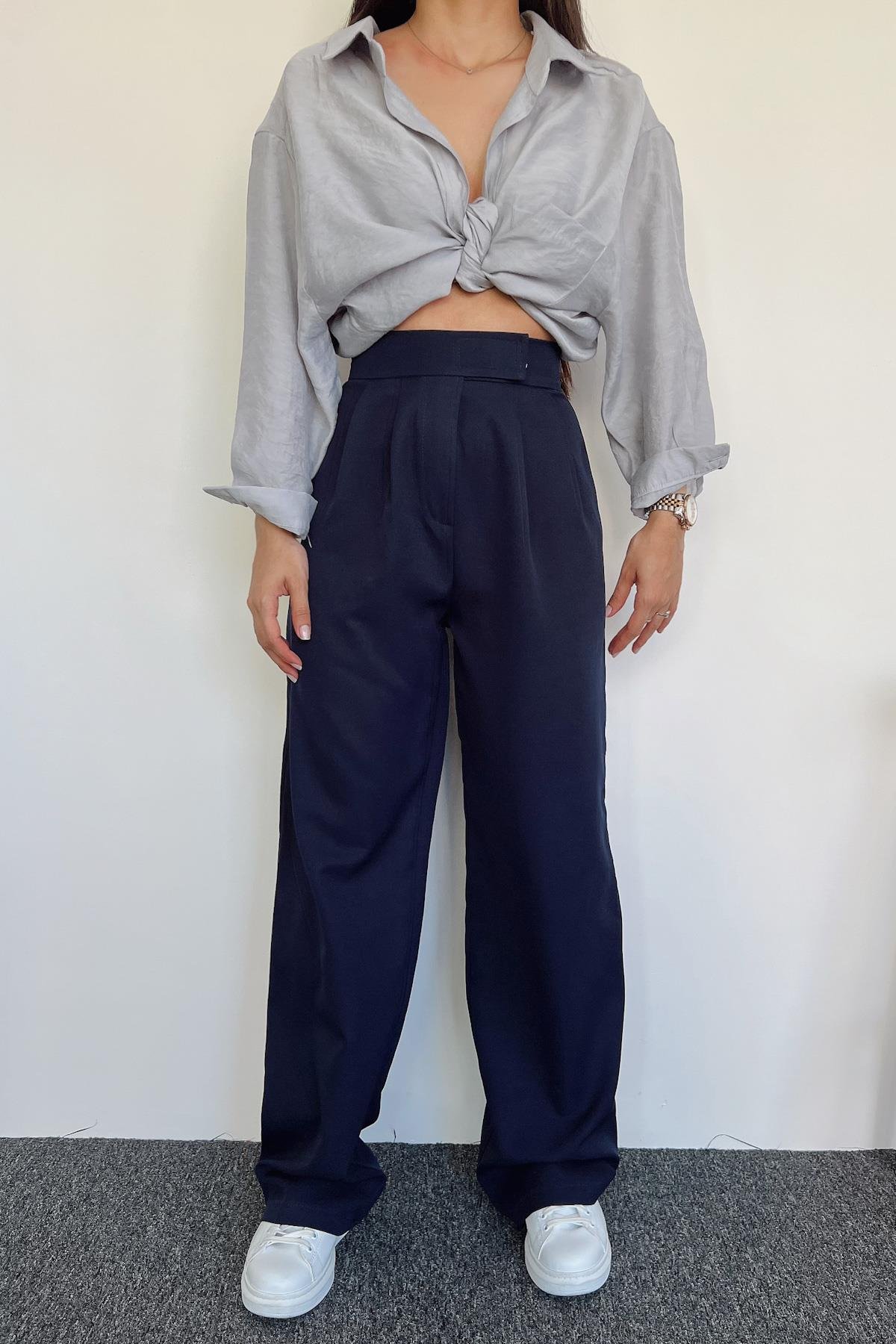 CIRT KAPAMALI PALAZZO PANTOLON